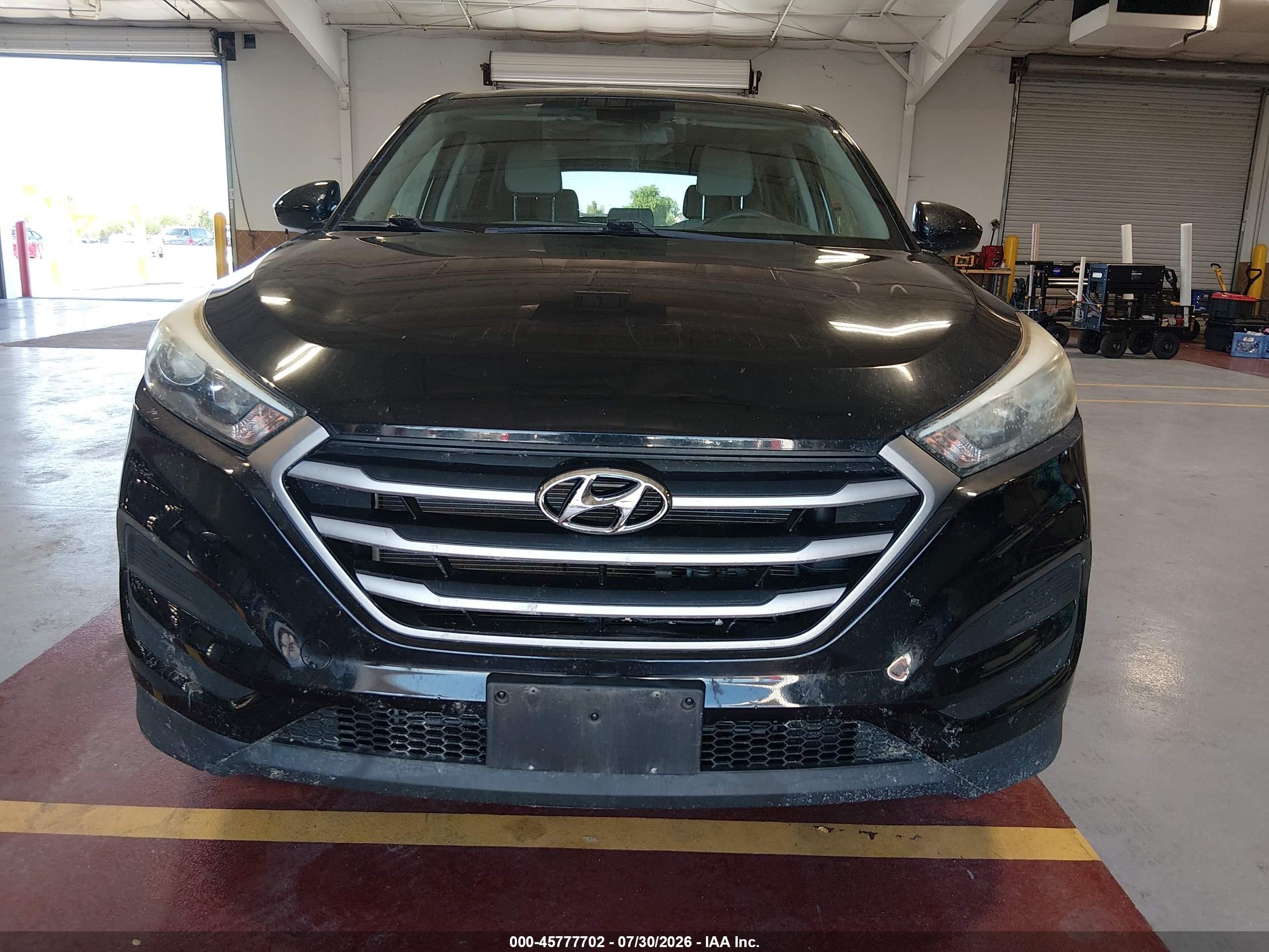 2018 Hyundai Tucson Se Черный vin: KM8J2CA49JU656141
