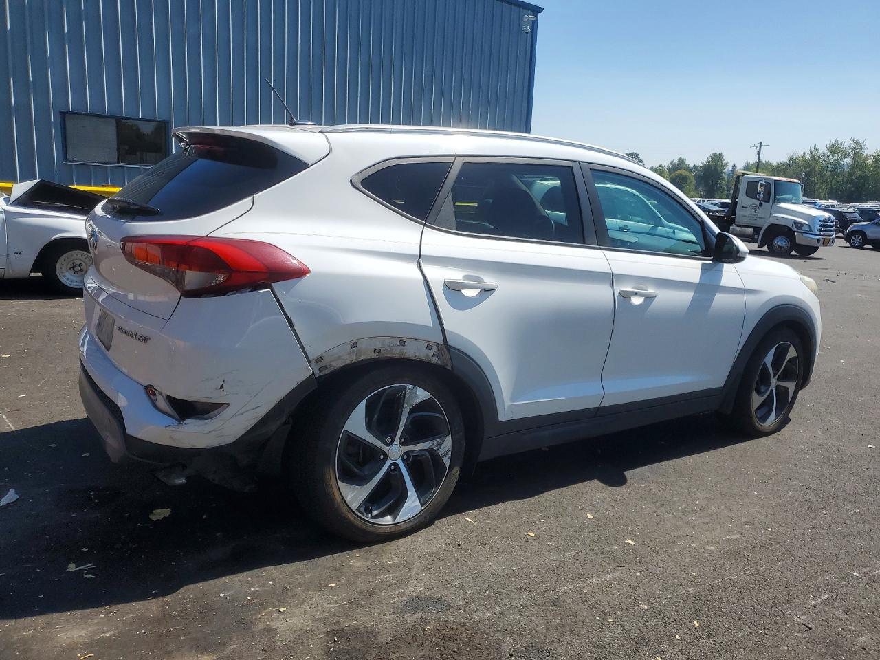 2016 Hyundai Tucson Sport White vin: KM8J33A20GU162643