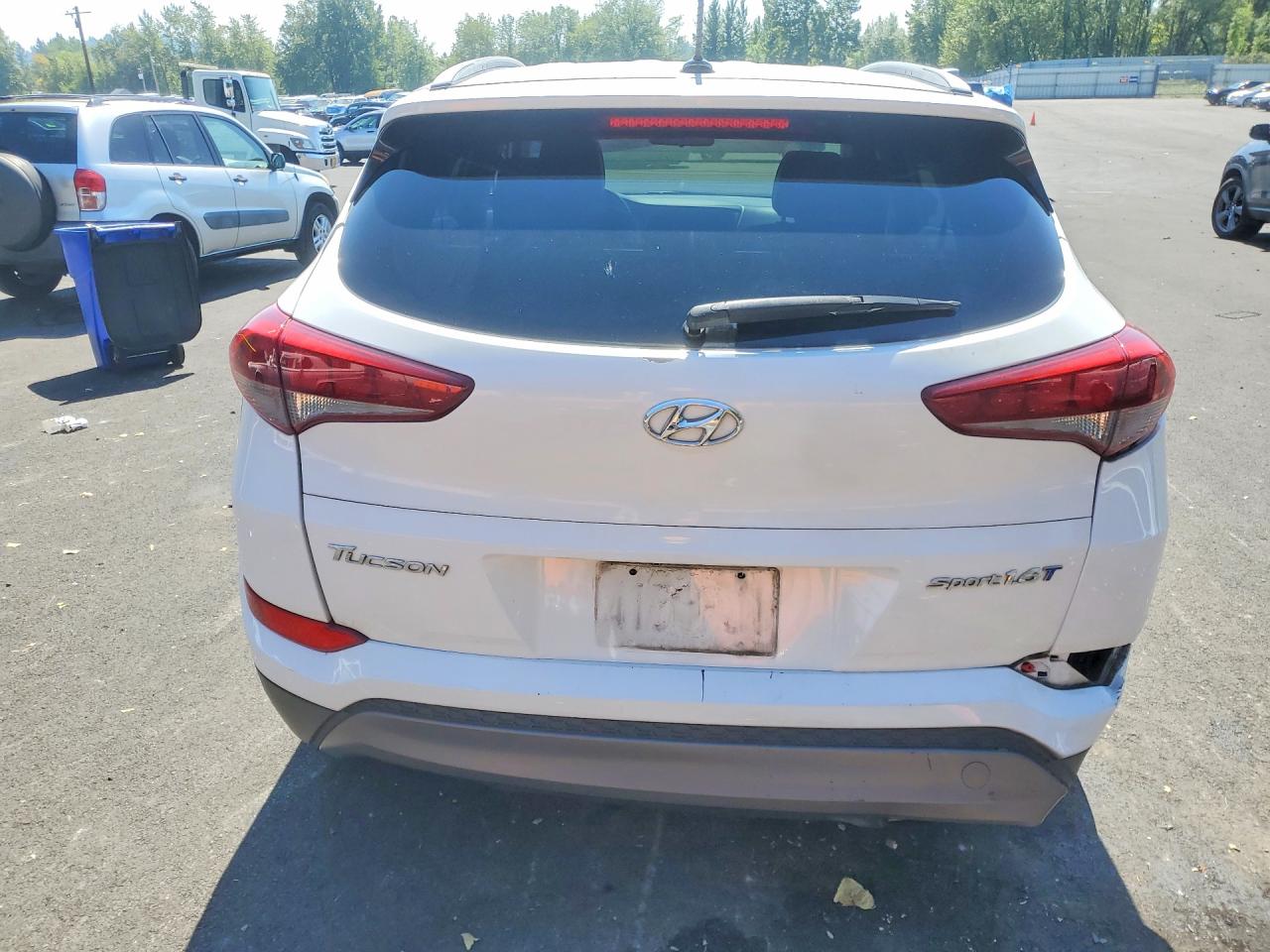 2016 Hyundai Tucson Sport White vin: KM8J33A20GU162643