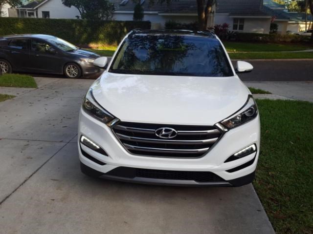 2016 Hyundai Tucson Limited Белый vin: KM8J33A21GU249998