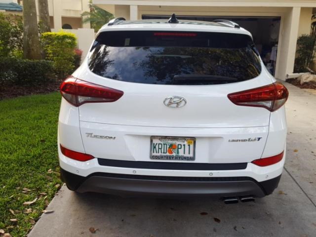2016 Hyundai Tucson Limited Белый vin: KM8J33A21GU249998