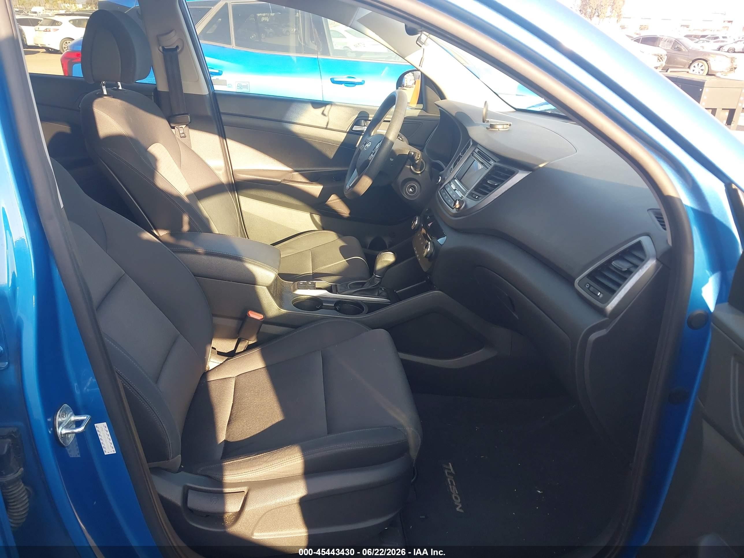 2017 Hyundai Tucson Eco Синий vin: KM8J33A21HU419861