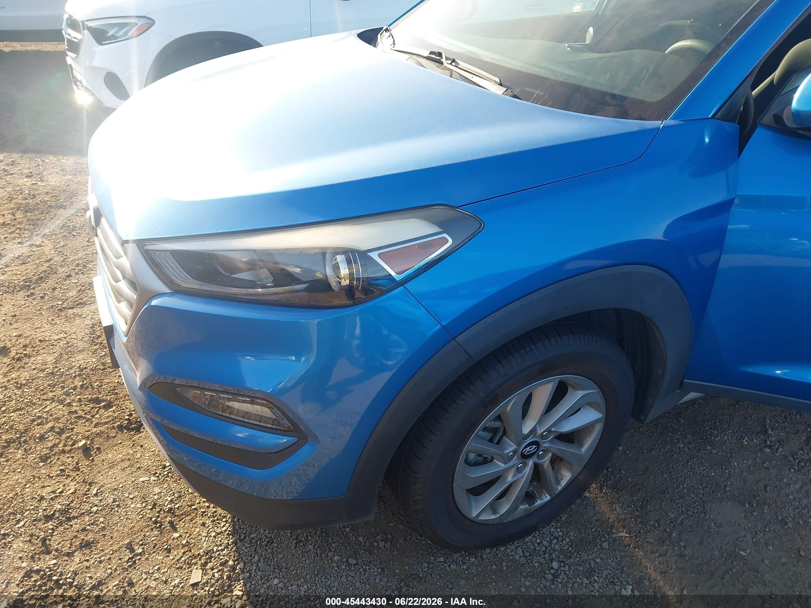 2017 Hyundai Tucson Eco Синий vin: KM8J33A21HU419861