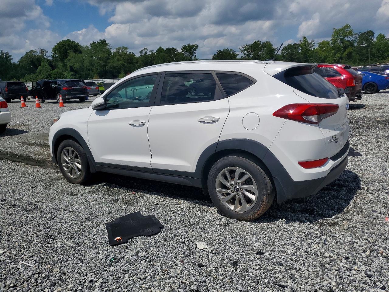 2016 Hyundai Tucson Eco White vin: KM8J33A22GU157198