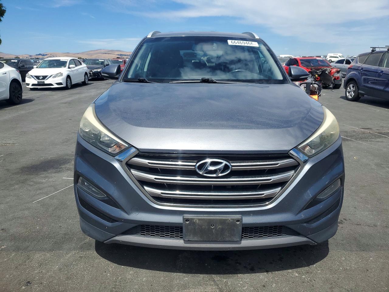 2016 Hyundai Tucson Limited Gray vin: KM8J33A25GU247056