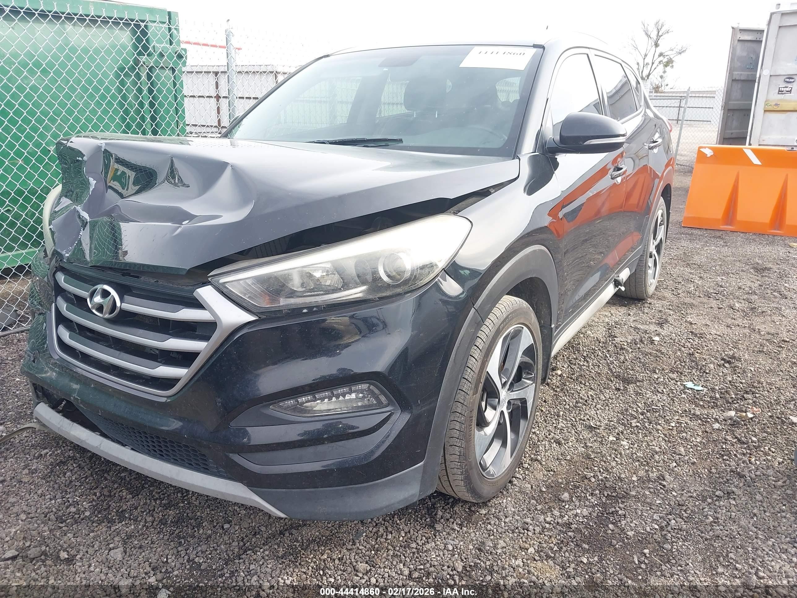 2017 Hyundai Tucson Sport Black vin: KM8J33A25HU583081
