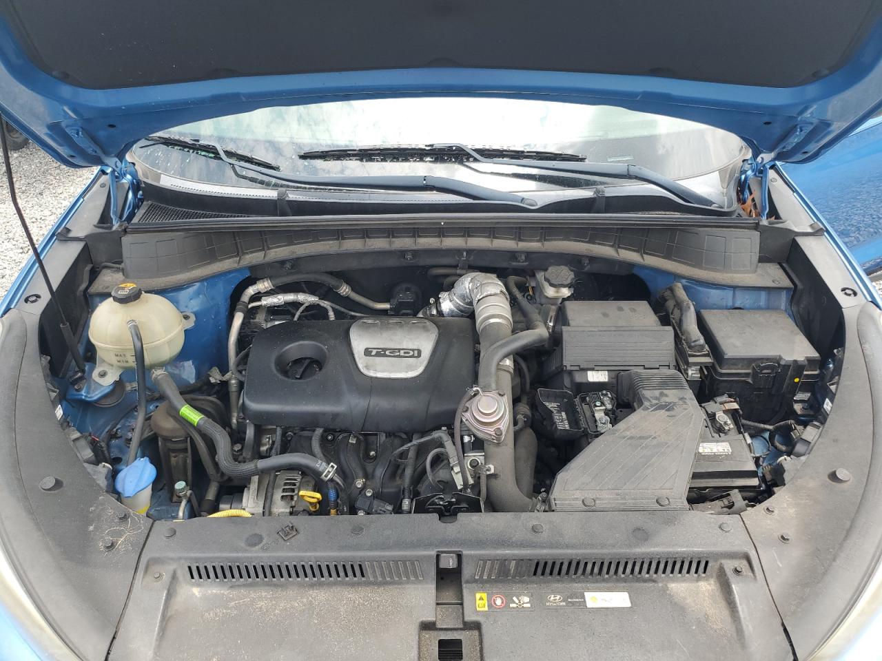 2018 Hyundai Tucson Value Синий vin: KM8J33A26JU696415
