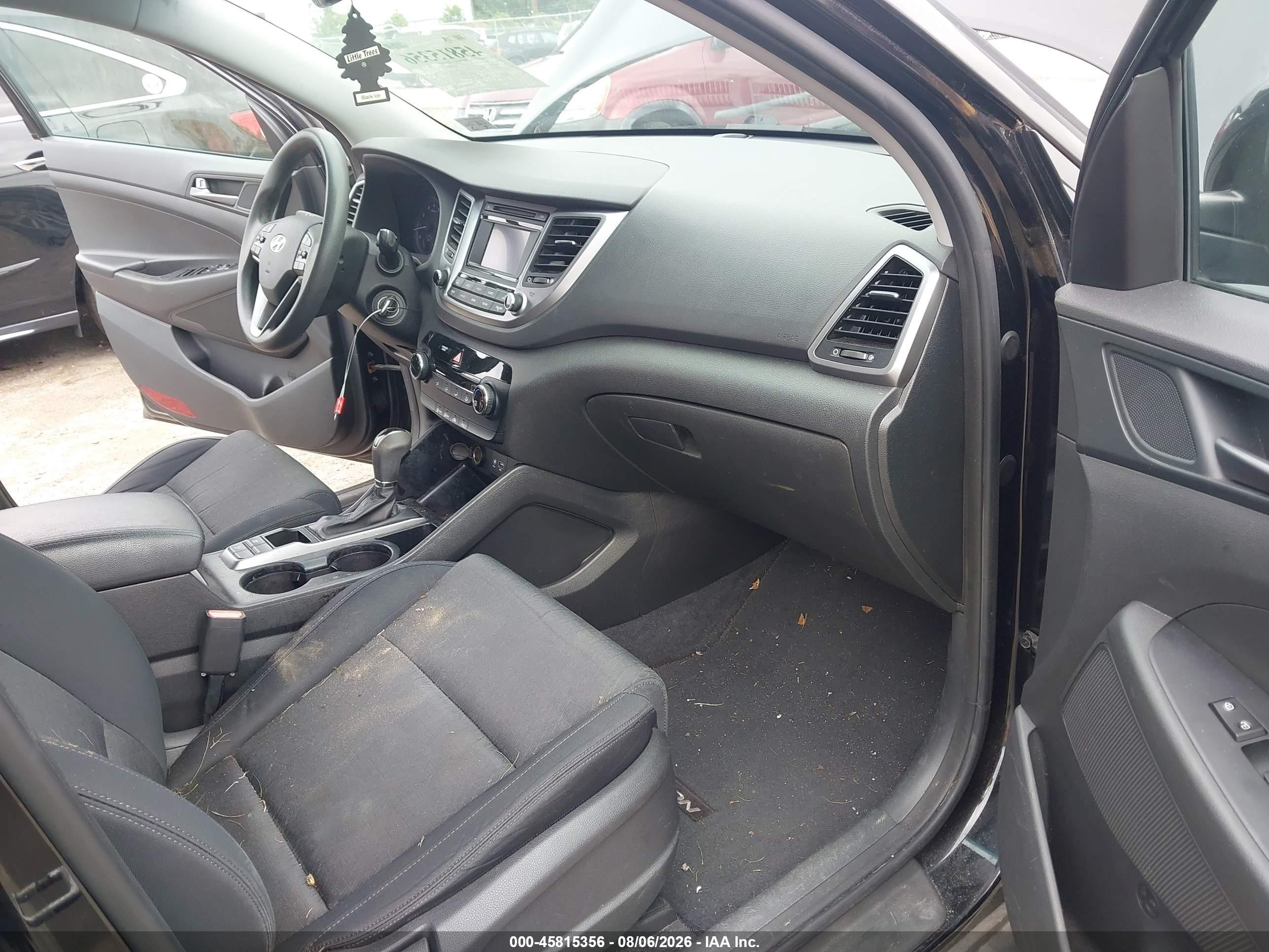 2016 Hyundai Tucson Eco Black vin: KM8J33A27GU082403