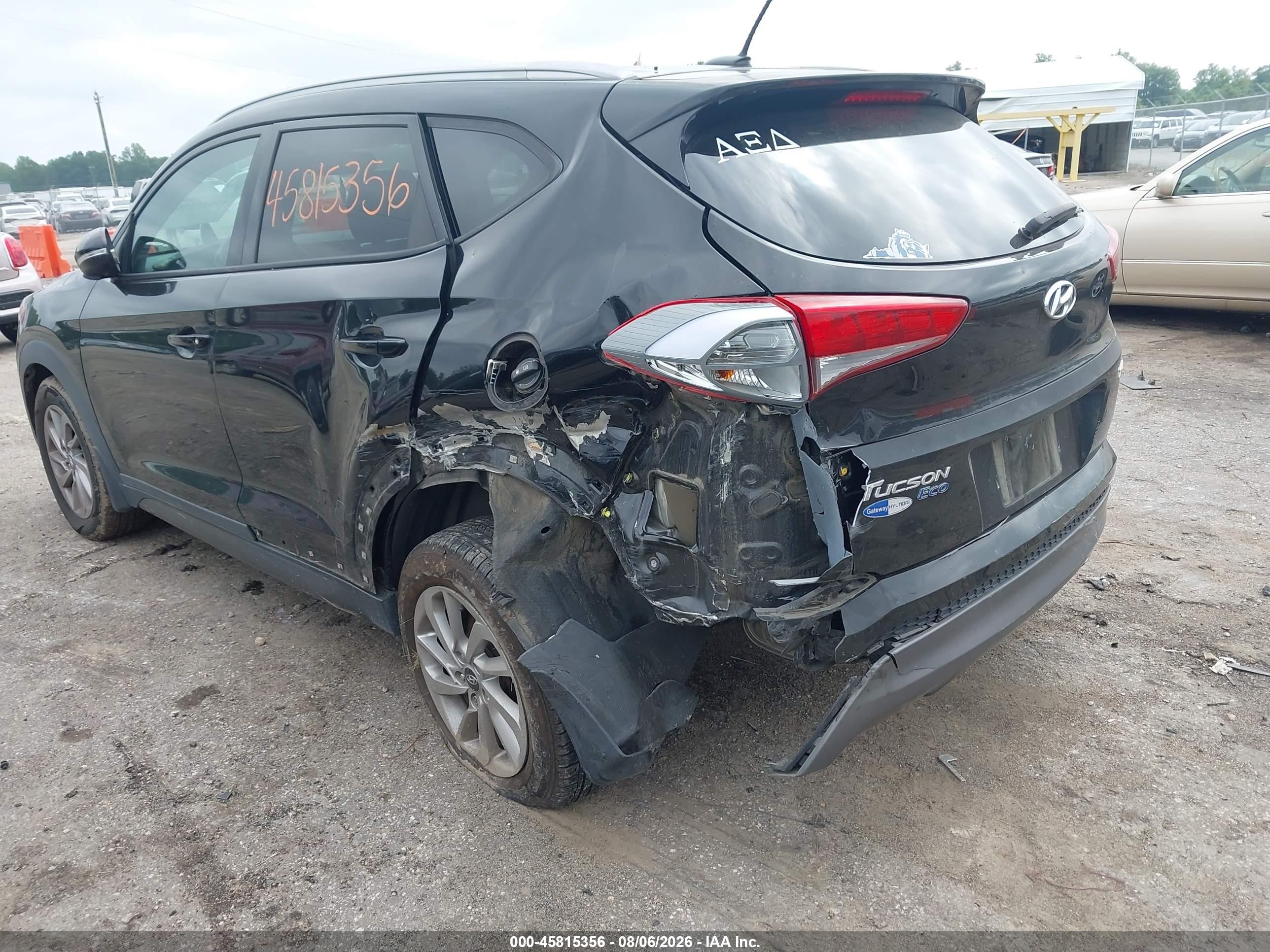 2016 Hyundai Tucson Eco Black vin: KM8J33A27GU082403