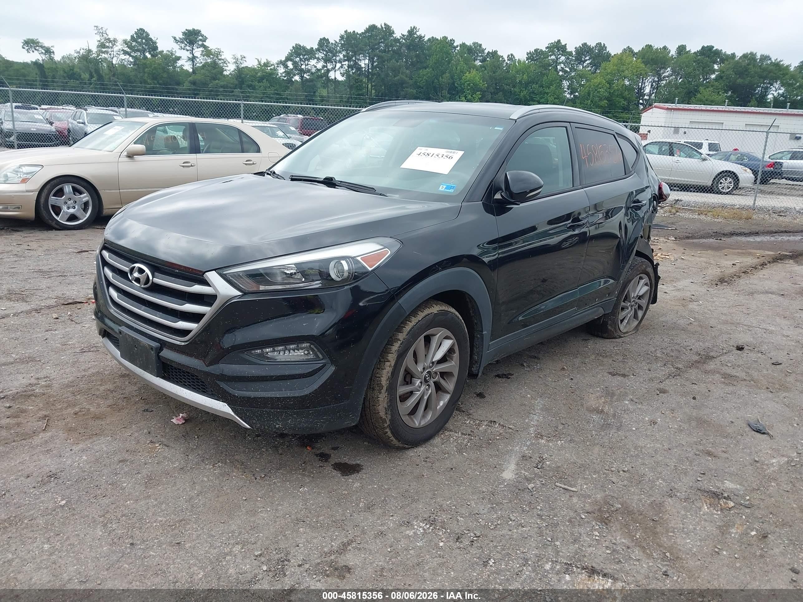 2016 Hyundai Tucson Eco Black vin: KM8J33A27GU082403