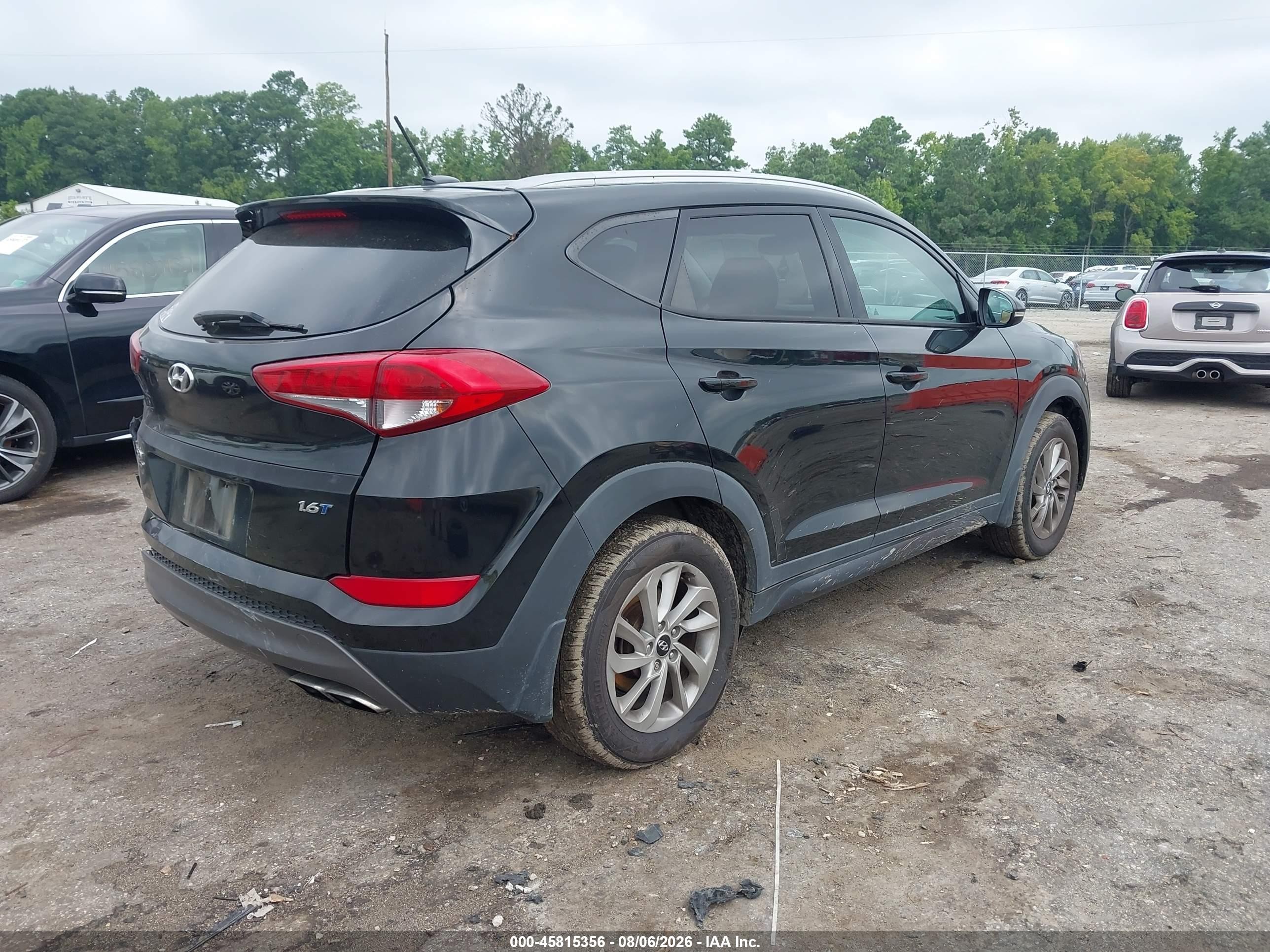 2016 Hyundai Tucson Eco Black vin: KM8J33A27GU082403