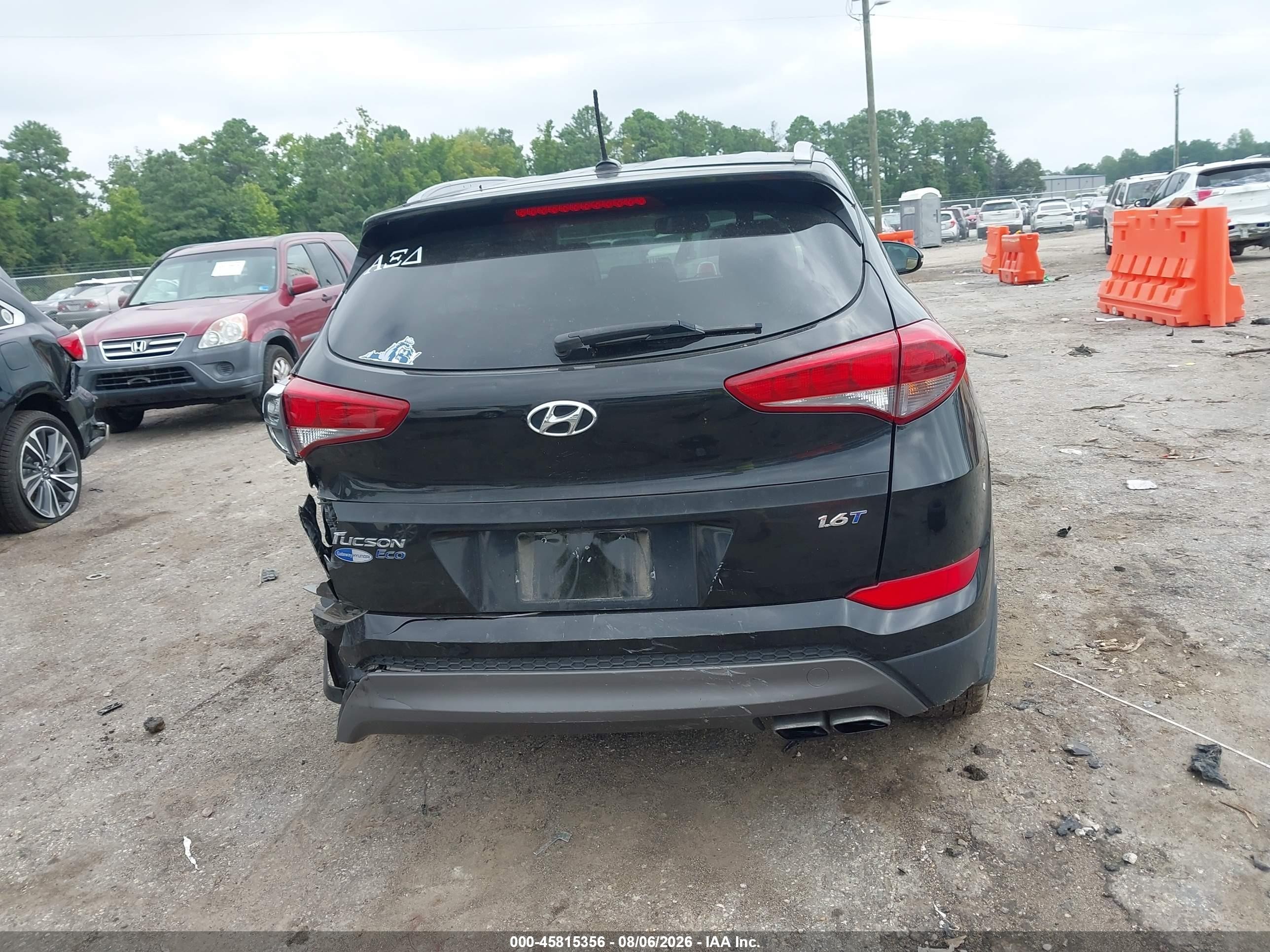 2016 Hyundai Tucson Eco Black vin: KM8J33A27GU082403