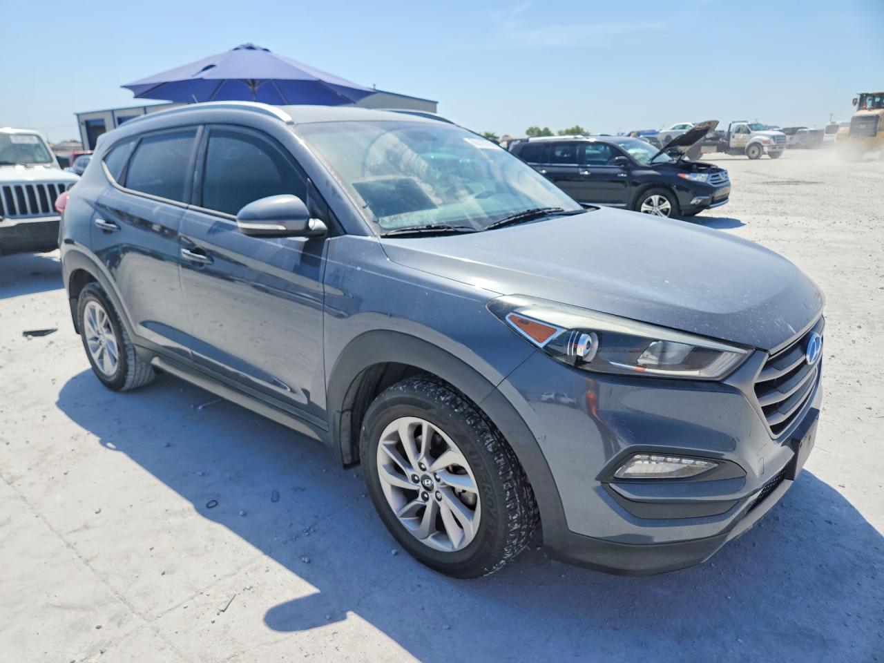 2016 Hyundai Tucson Eco Gray vin: KM8J33A28GU047854