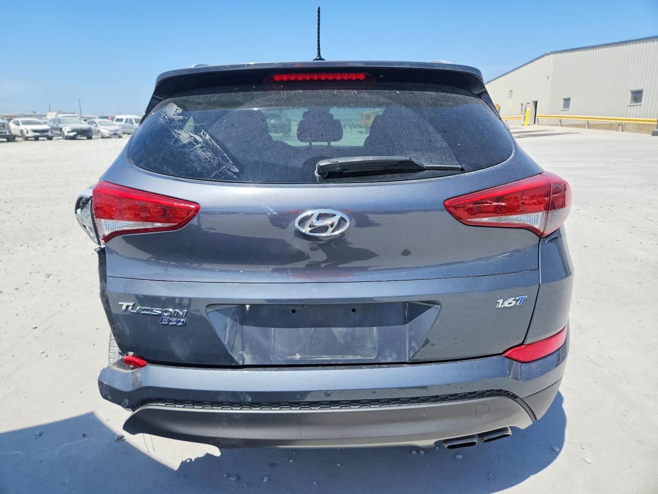 2016 Hyundai Tucson Eco Gray vin: KM8J33A28GU047854