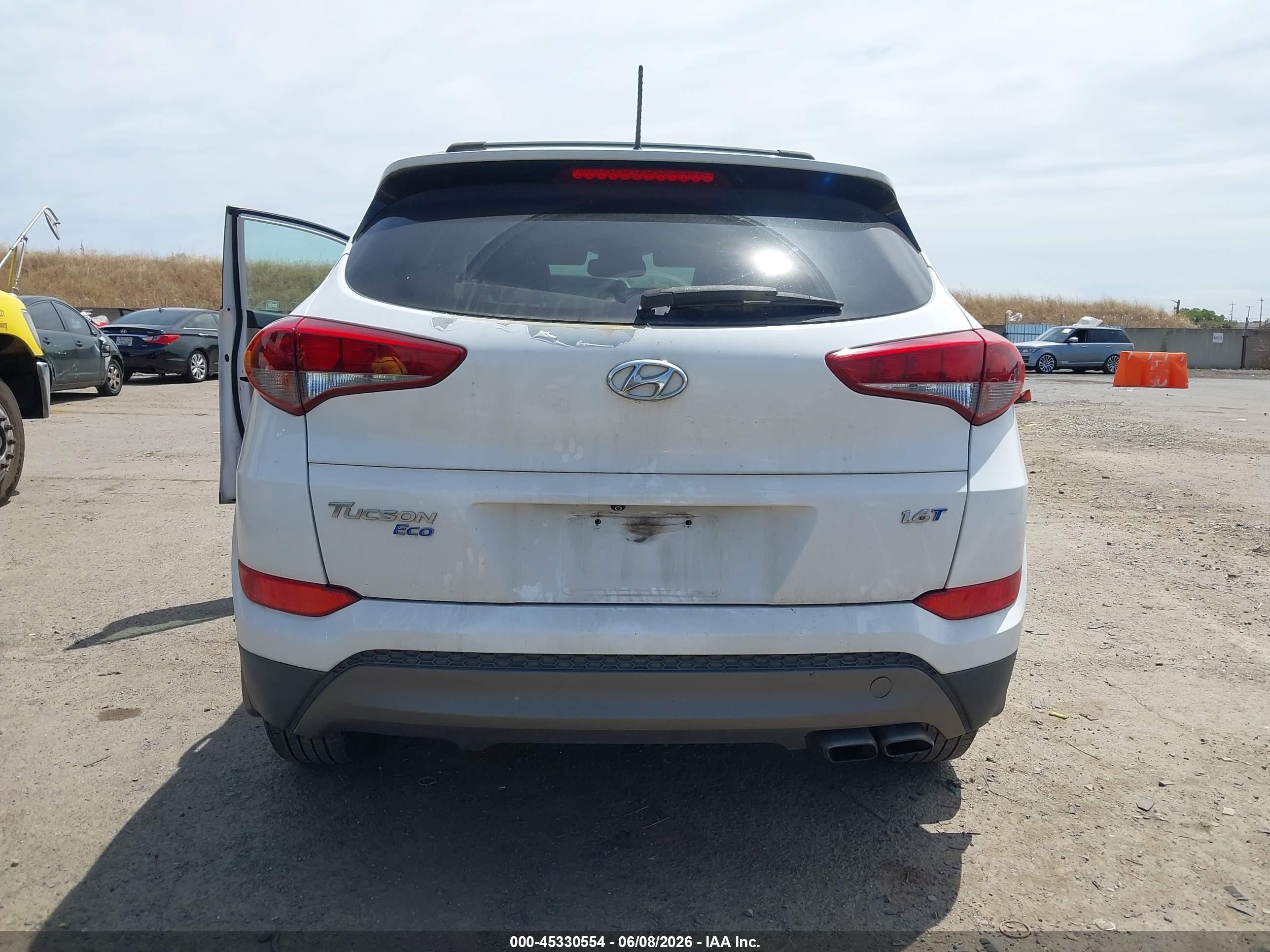 2016 Hyundai Tucson Eco Белый vin: KM8J33A29GU227926