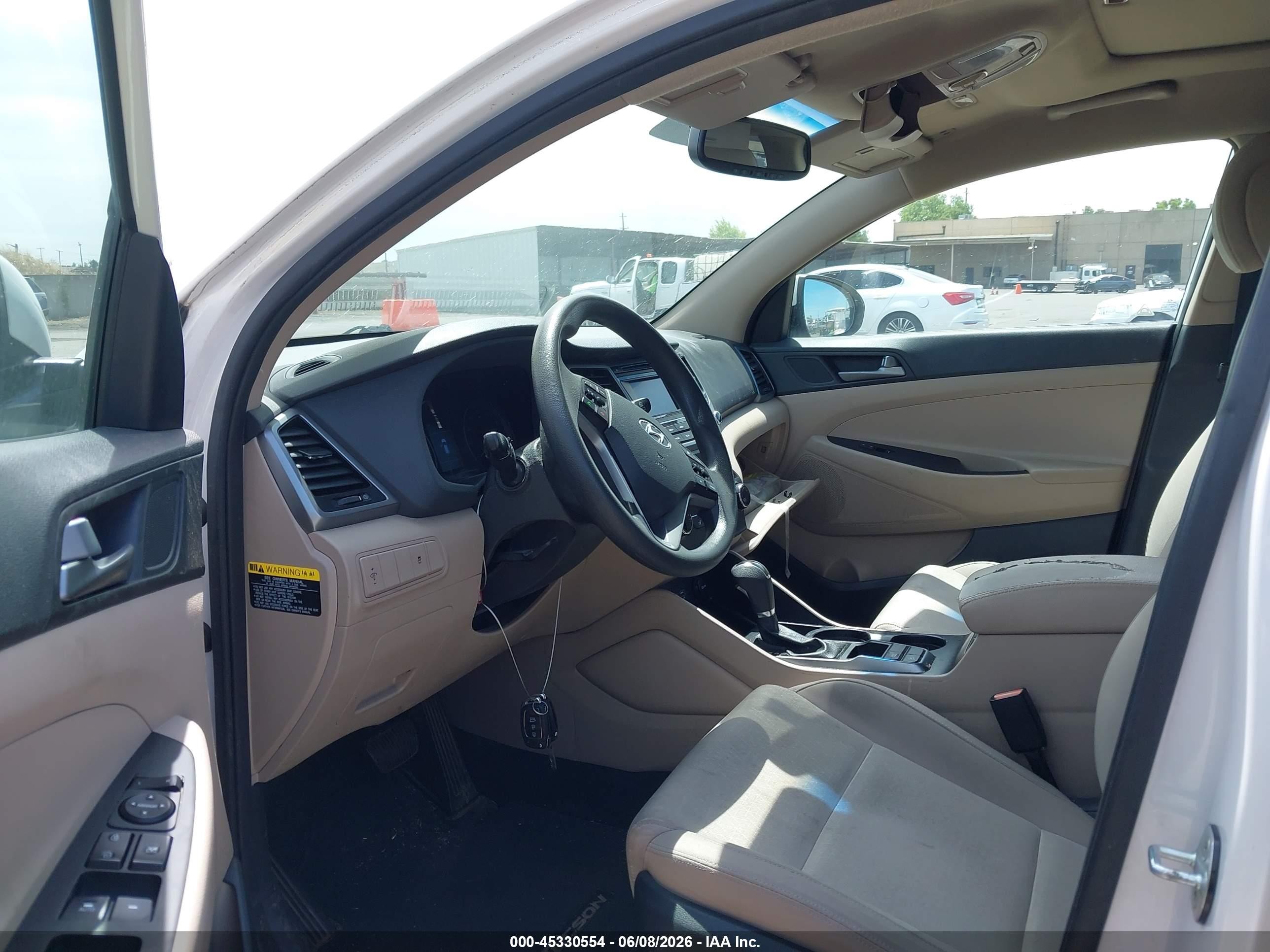 2016 Hyundai Tucson Eco Белый vin: KM8J33A29GU227926