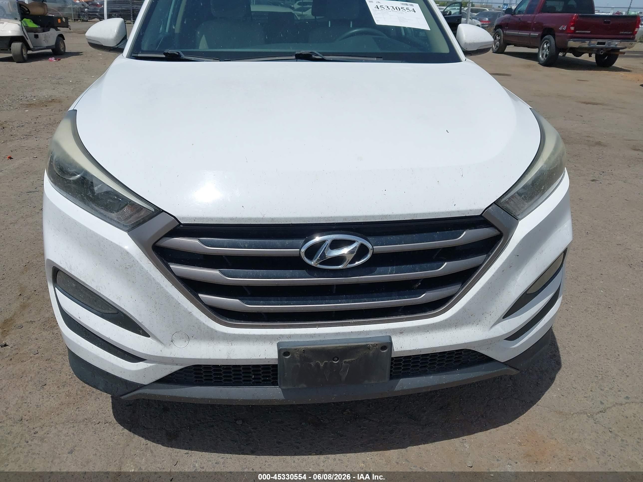 2016 Hyundai Tucson Eco Белый vin: KM8J33A29GU227926