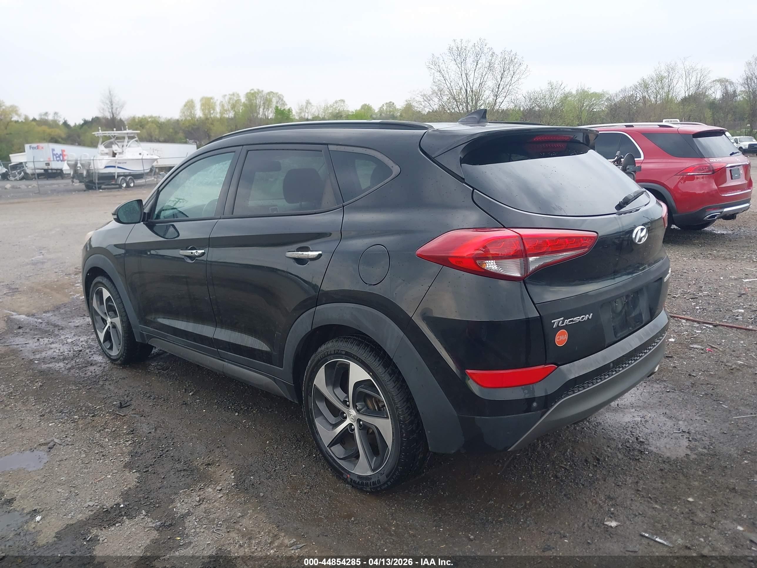 2016 Hyundai Tucson Limited Black vin: KM8J33A2XGU089054