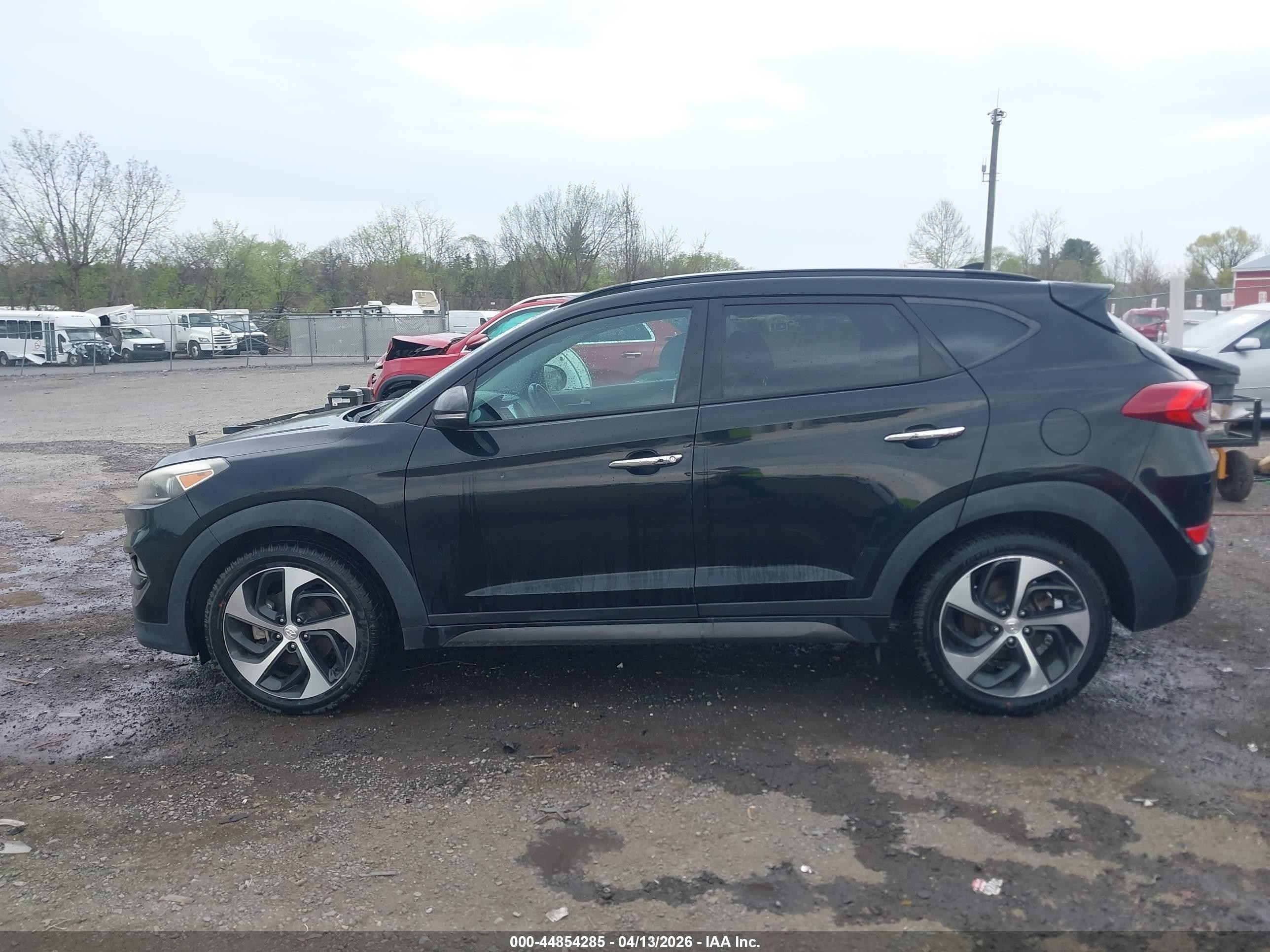 2016 Hyundai Tucson Limited Black vin: KM8J33A2XGU089054