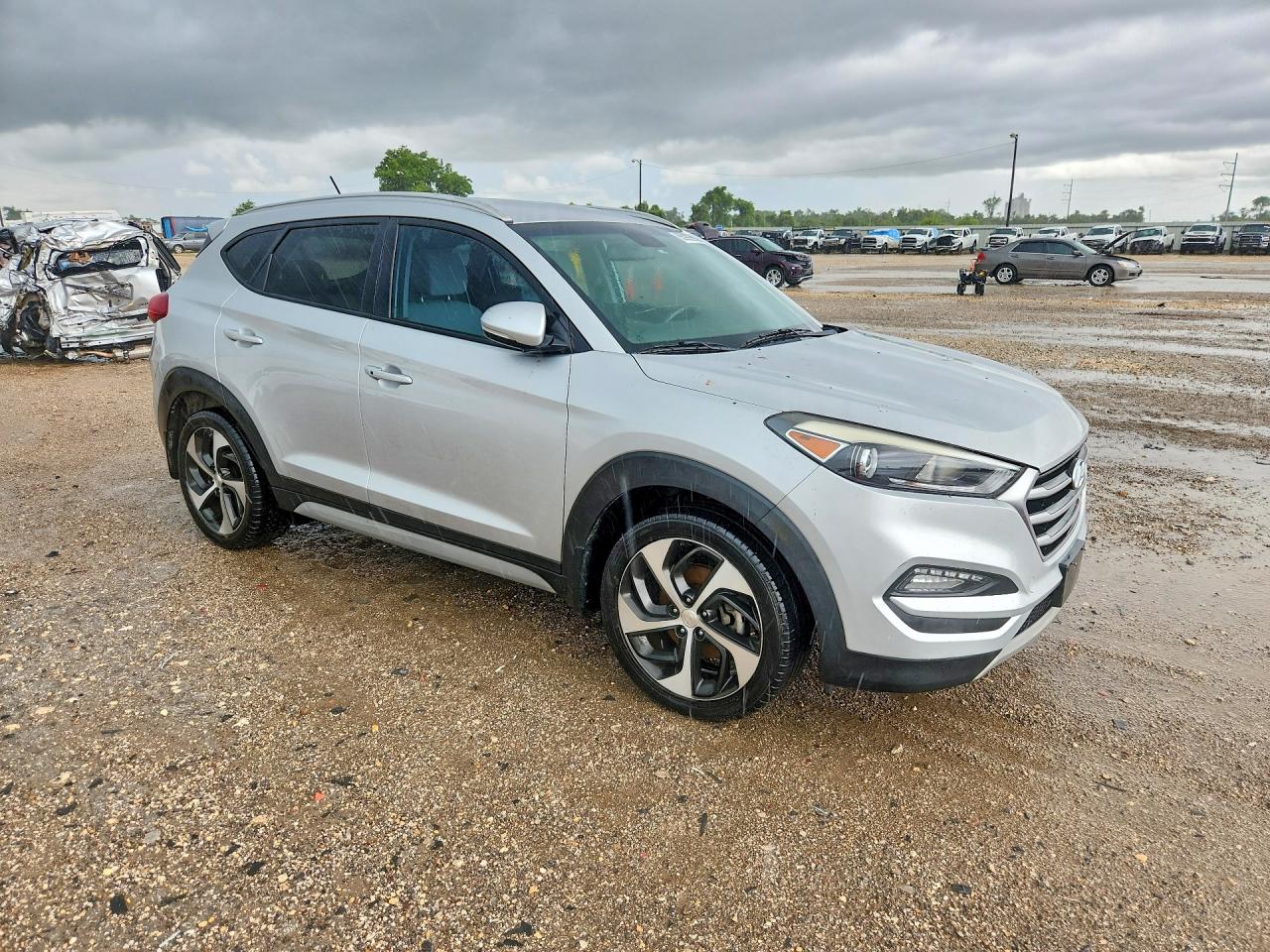 2017 Hyundai Tucson Sport Gray vin: KM8J33A2XHU521174