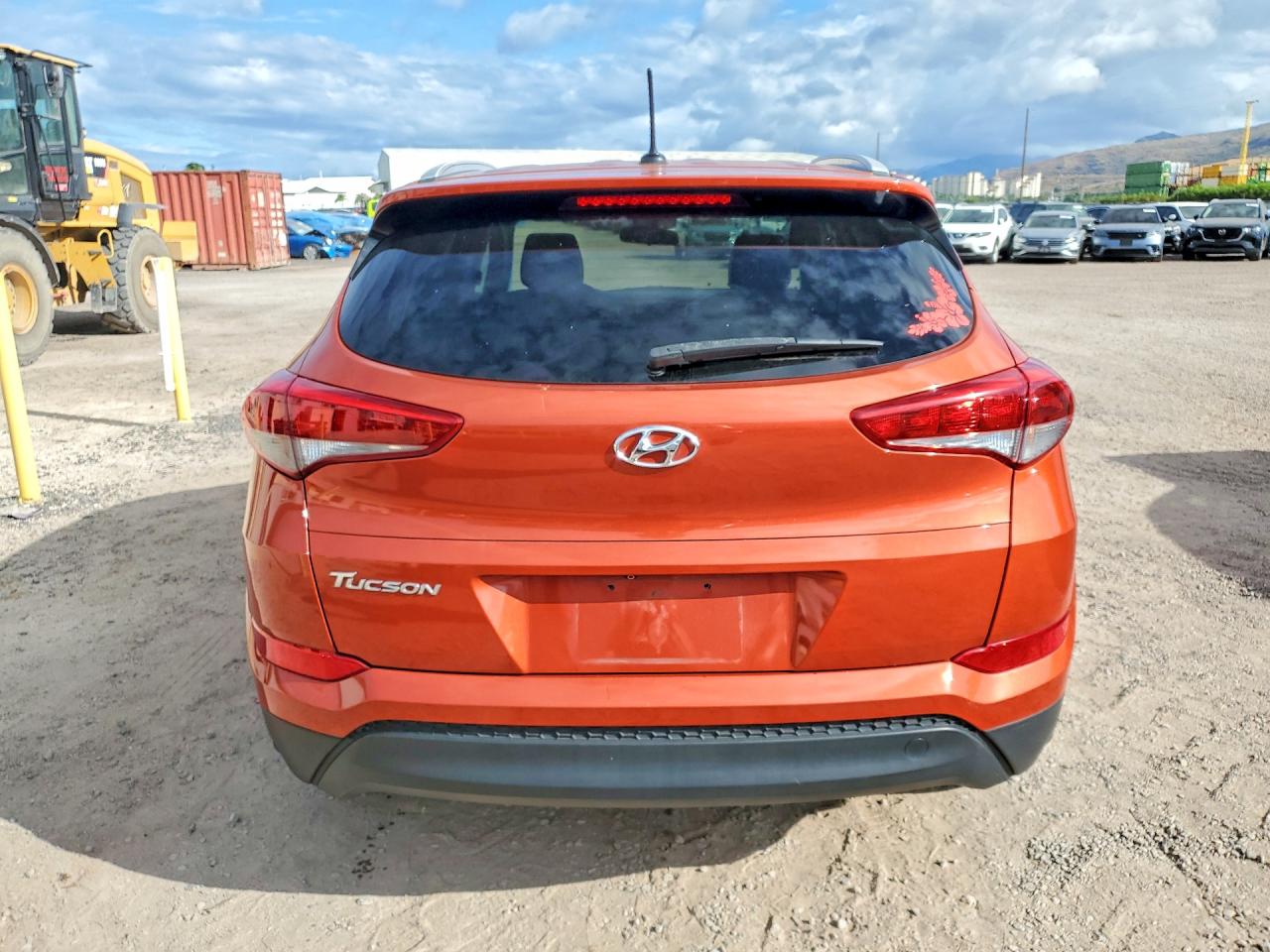 2017 Hyundai Tucson Se Orange vin: KM8J33A41HU378780