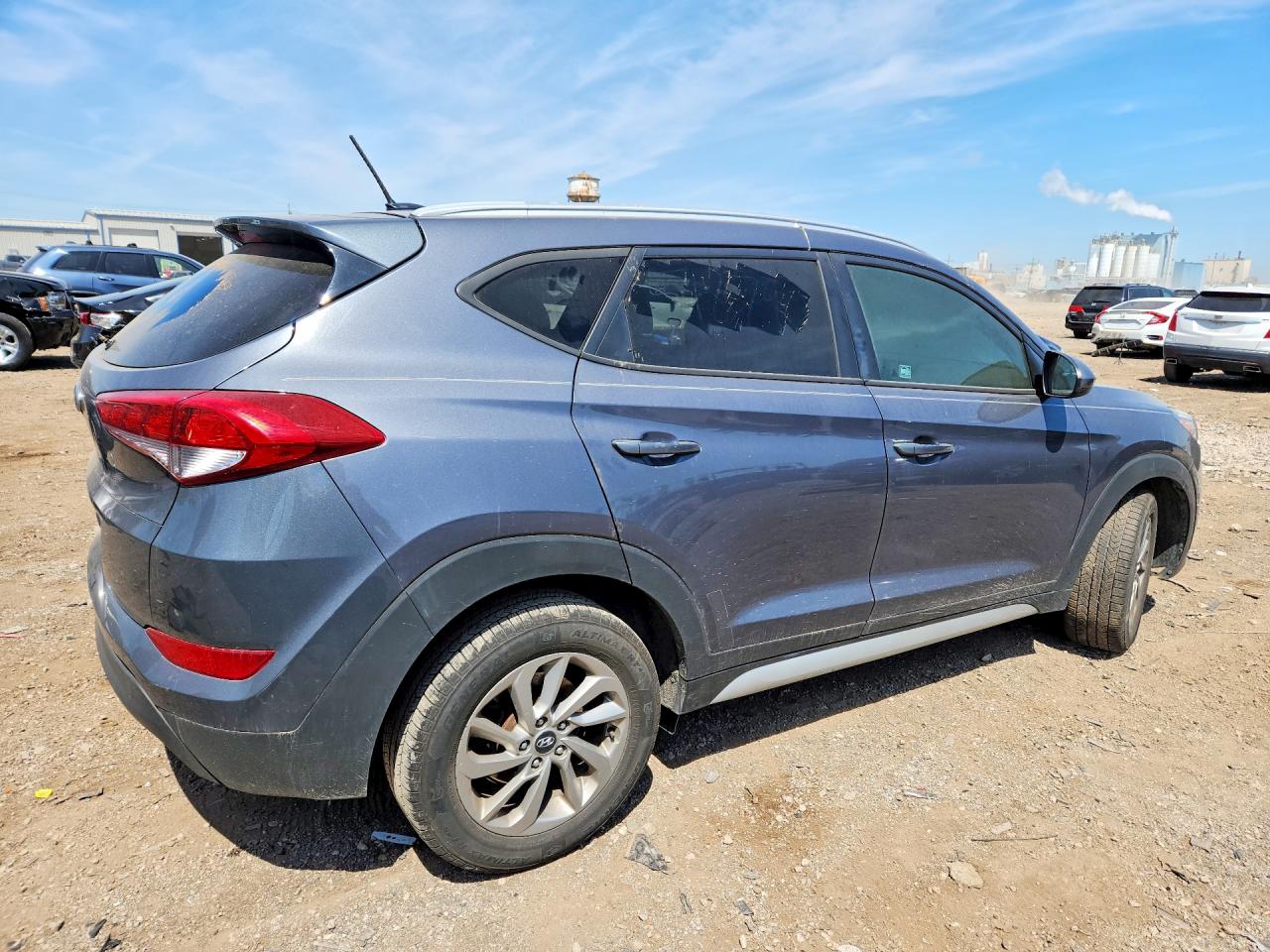 2017 Hyundai Tucson Se Gray vin: KM8J33A41HU596234