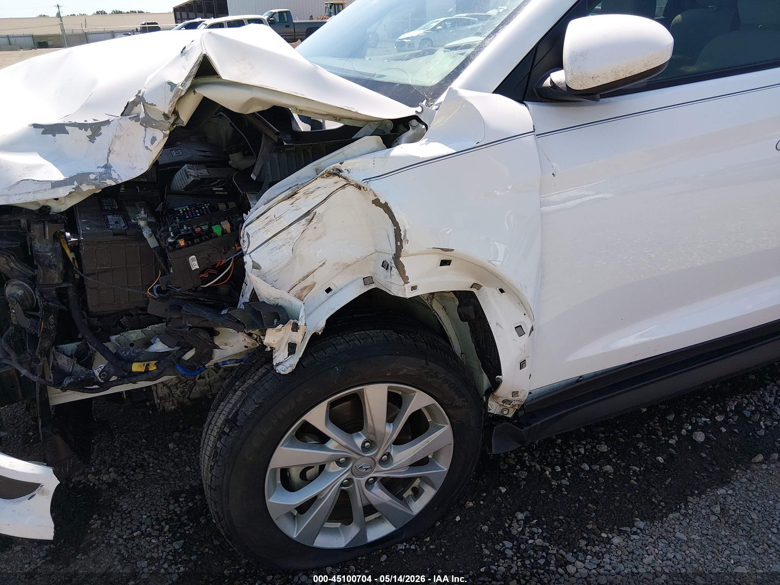 2020 Hyundai Tucson Value White vin: KM8J33A41LU112135
