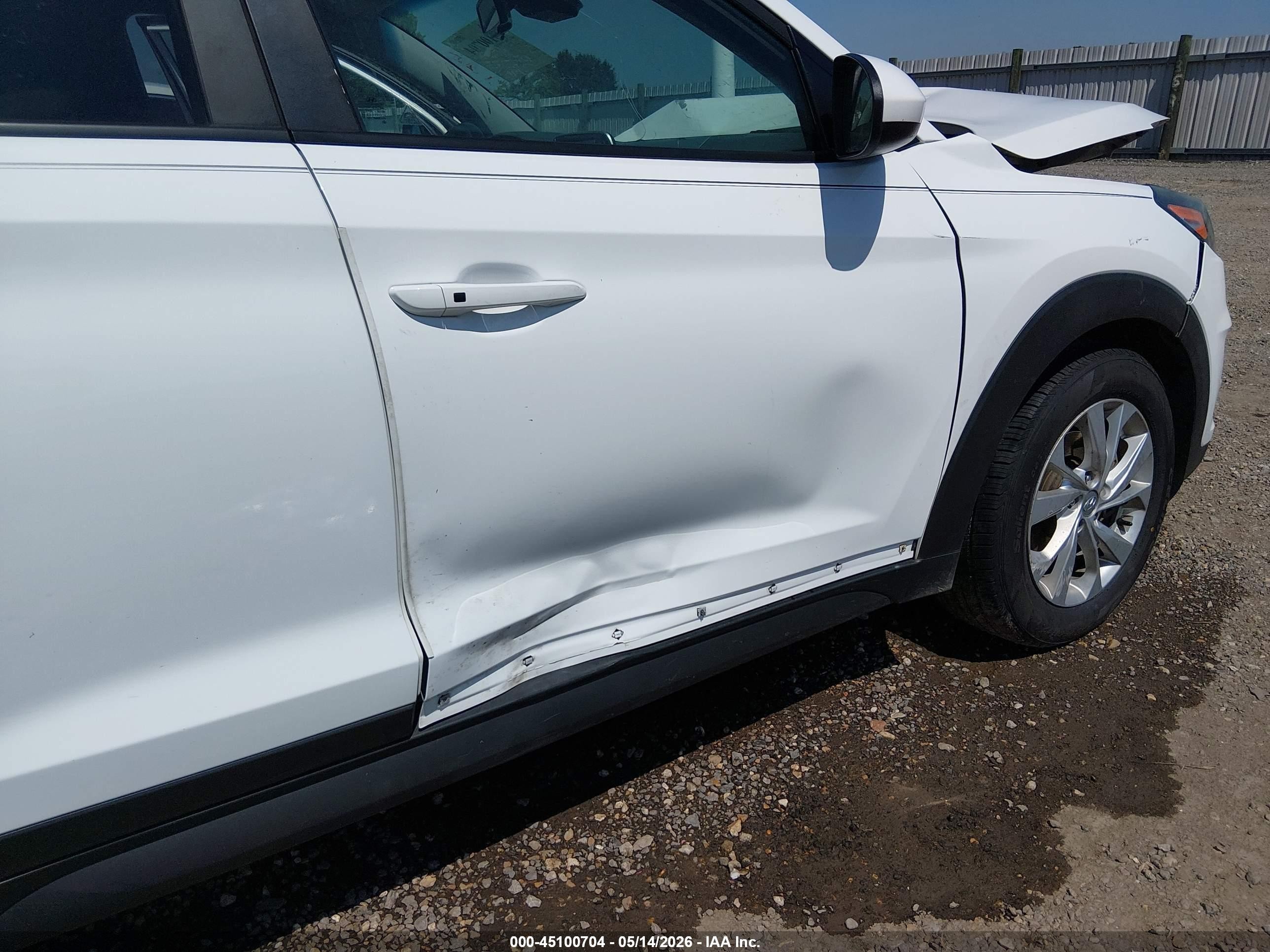 2020 Hyundai Tucson Value White vin: KM8J33A41LU112135