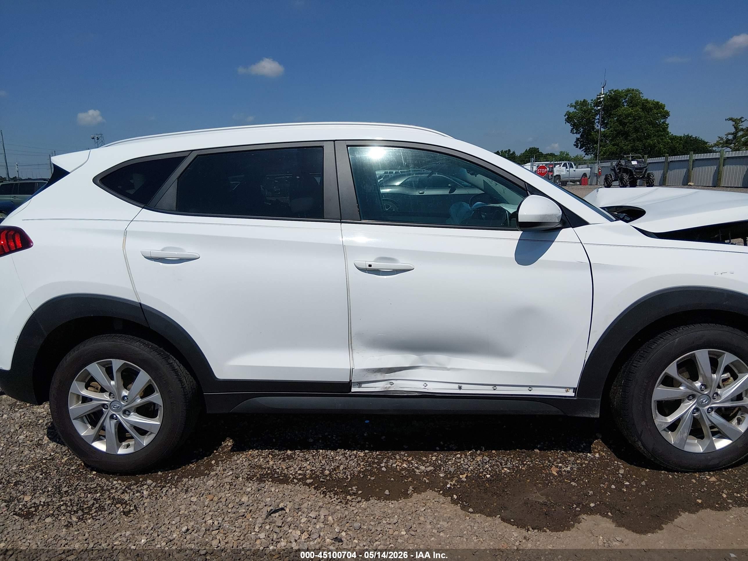 2020 Hyundai Tucson Value White vin: KM8J33A41LU112135