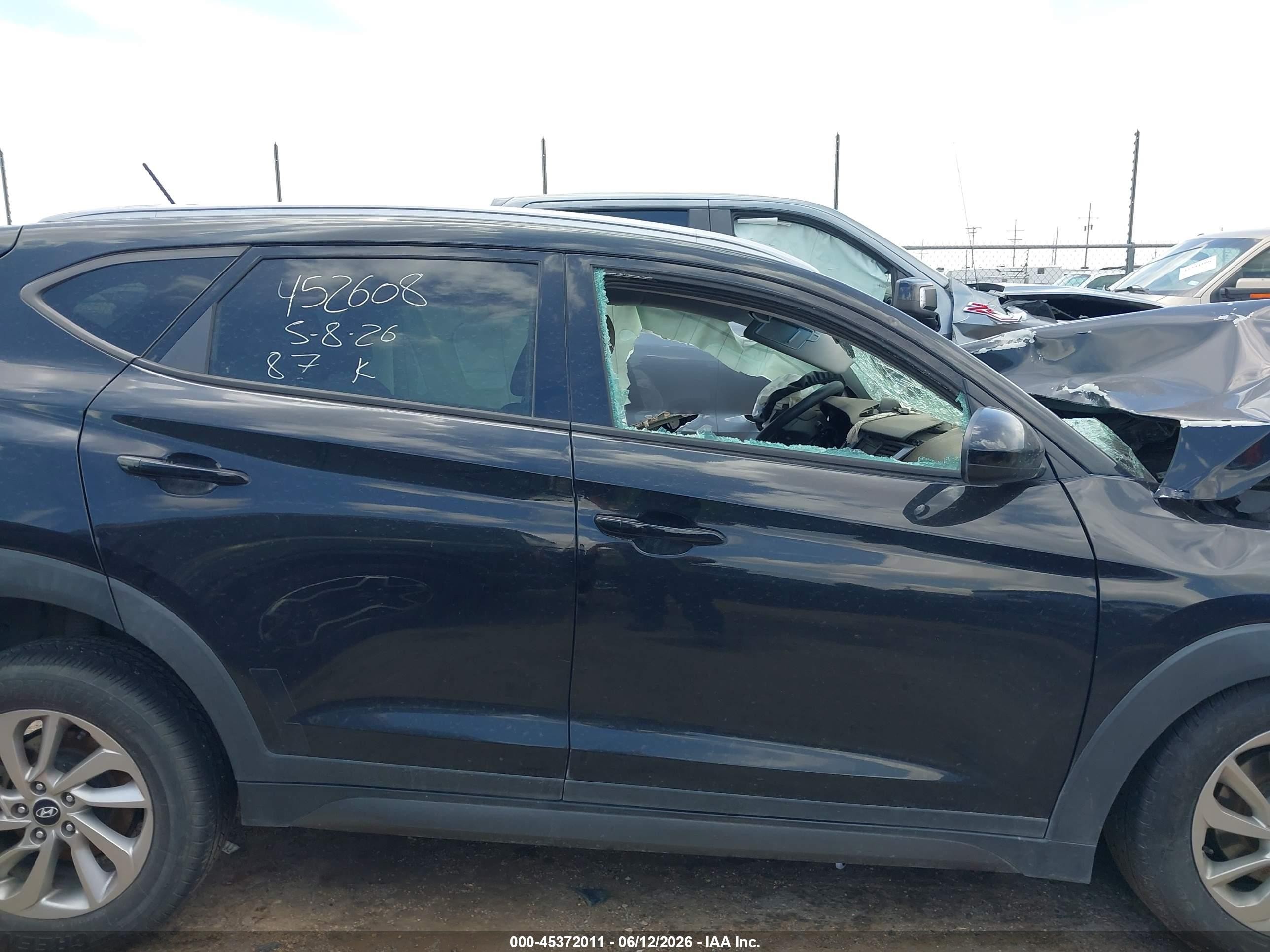 2016 Hyundai Tucson Se Black vin: KM8J33A42GU069799