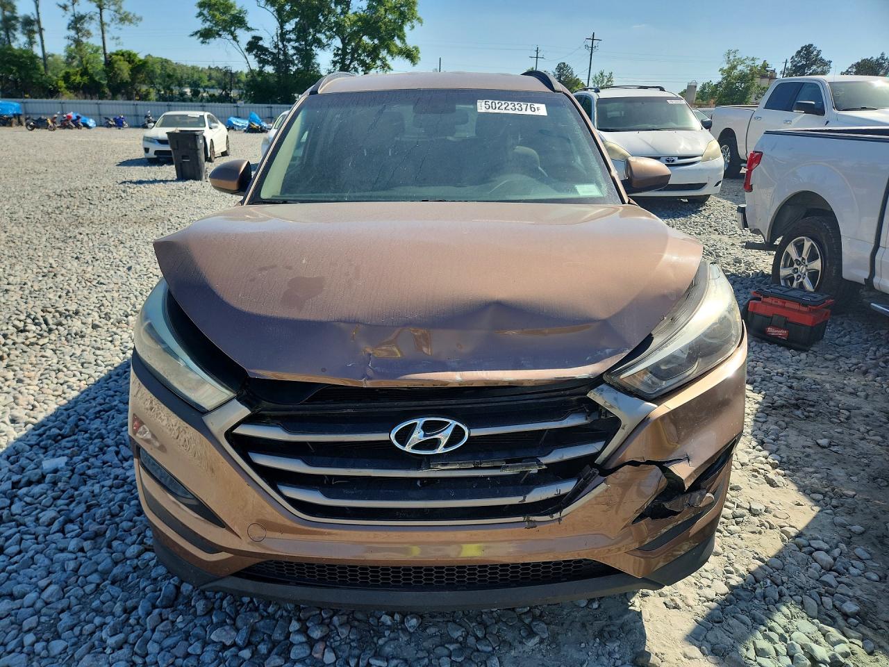 2016 Hyundai Tucson Se Brown vin: KM8J33A42GU109590