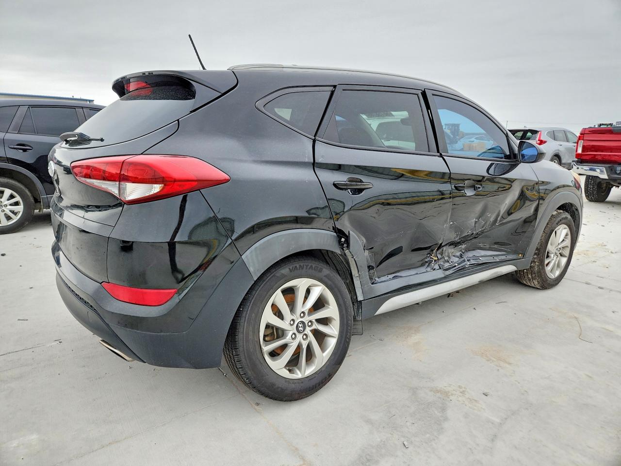 2017 Hyundai Tucson Se Черный vin: KM8J33A42HU469038
