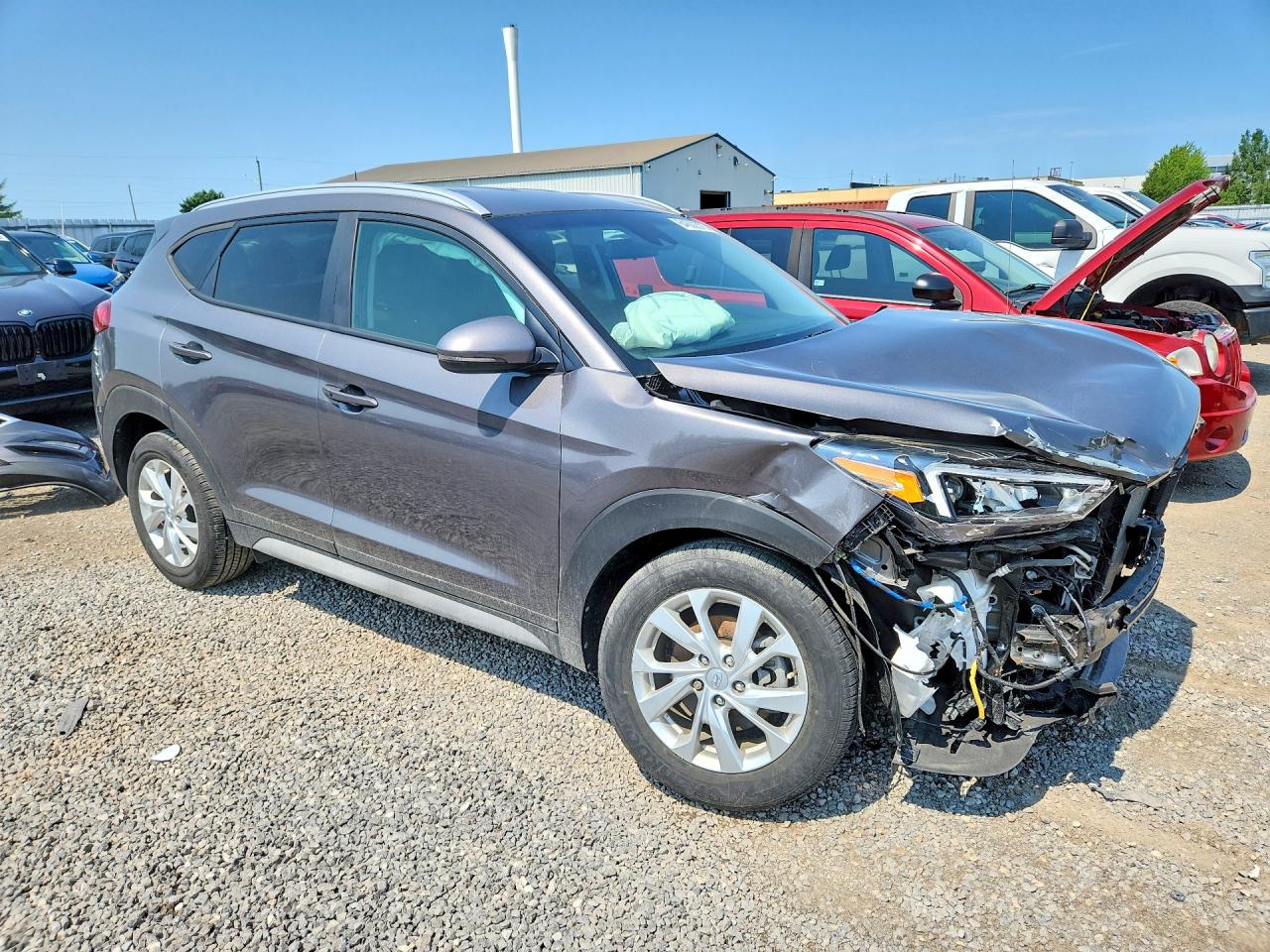 2020 Hyundai Tucson Preferred Gray vin: KM8J33A42LU256017