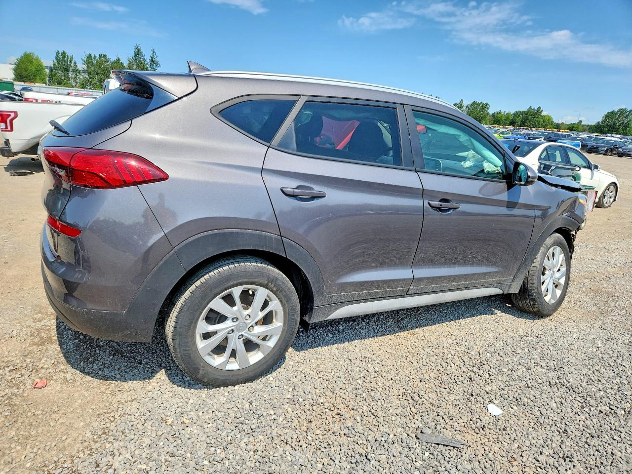 2020 Hyundai Tucson Preferred Gray vin: KM8J33A42LU256017