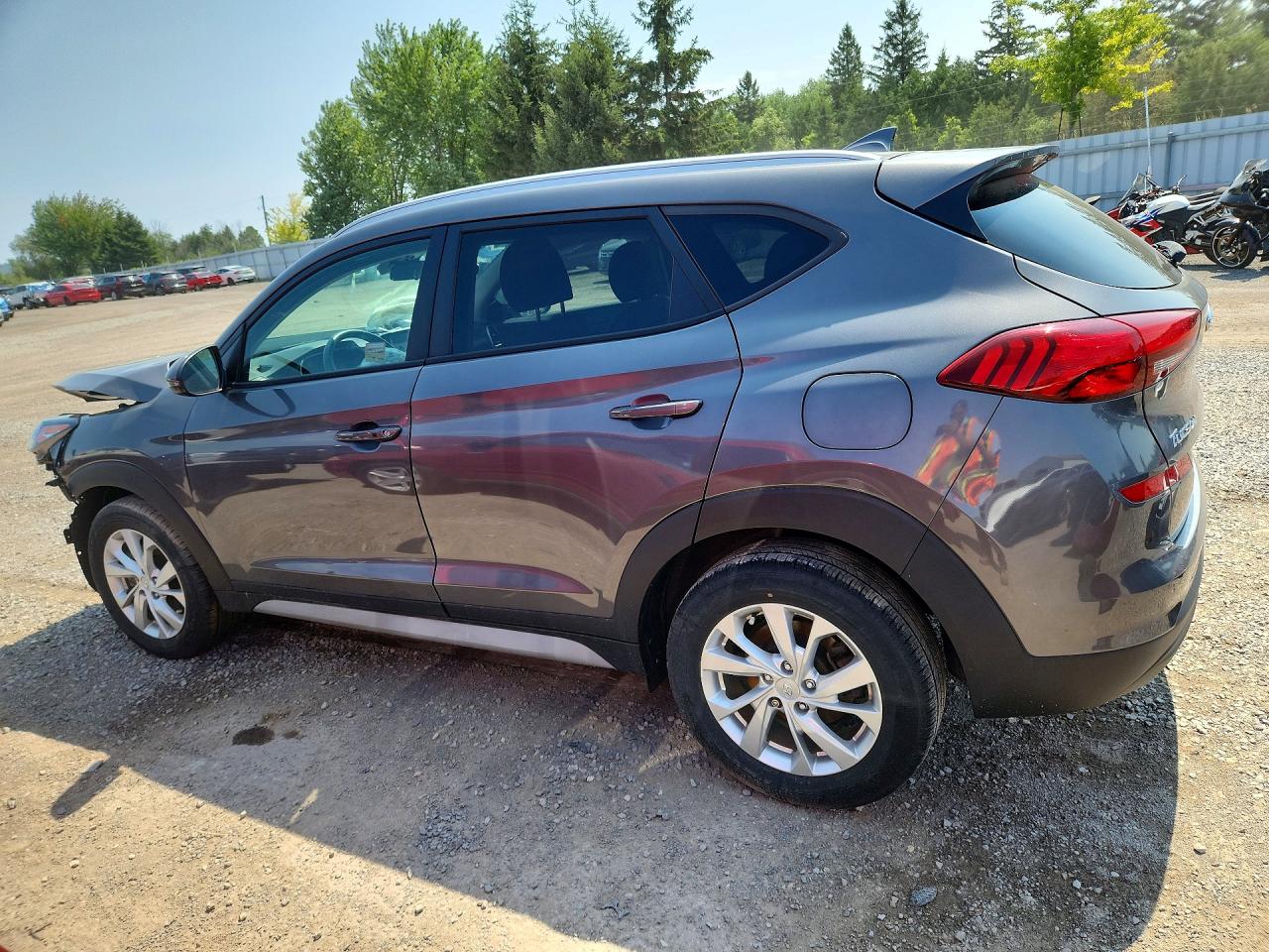 2020 Hyundai Tucson Preferred Gray vin: KM8J33A42LU256017