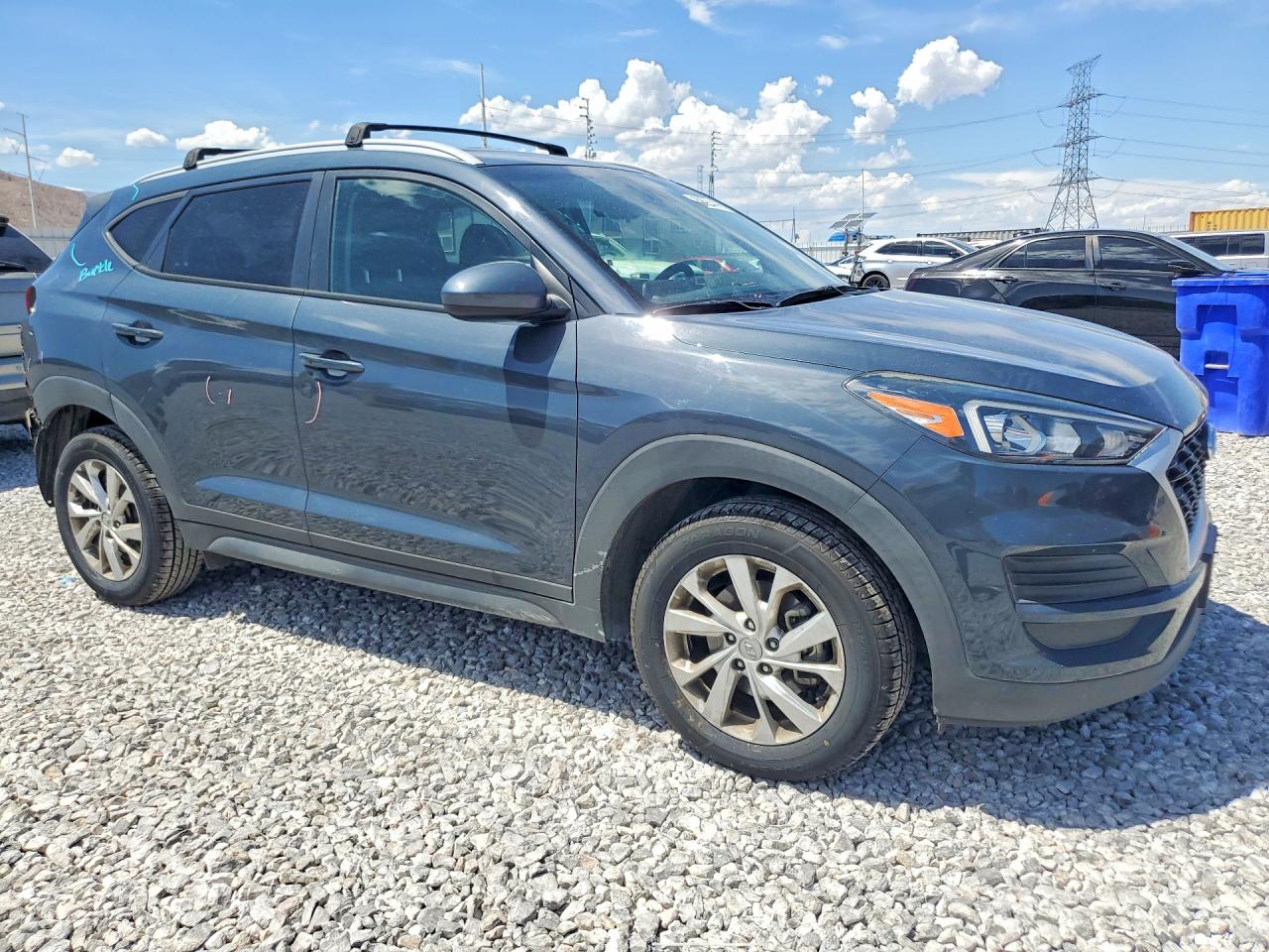 2021 Hyundai Tucson Value Gray vin: KM8J33A42MU384002