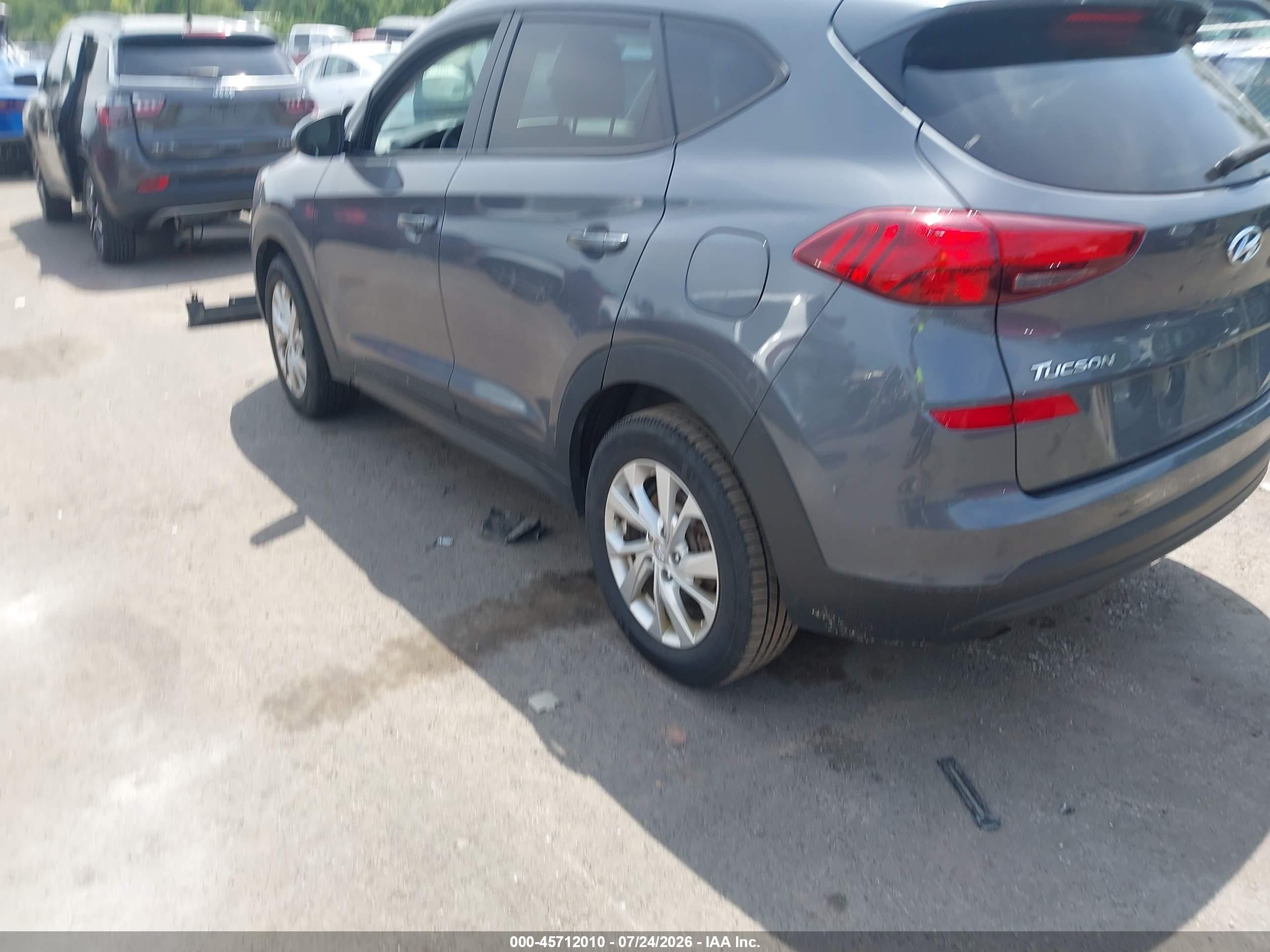 2019 Hyundai Tucson Value Gray vin: KM8J33A43KU973458