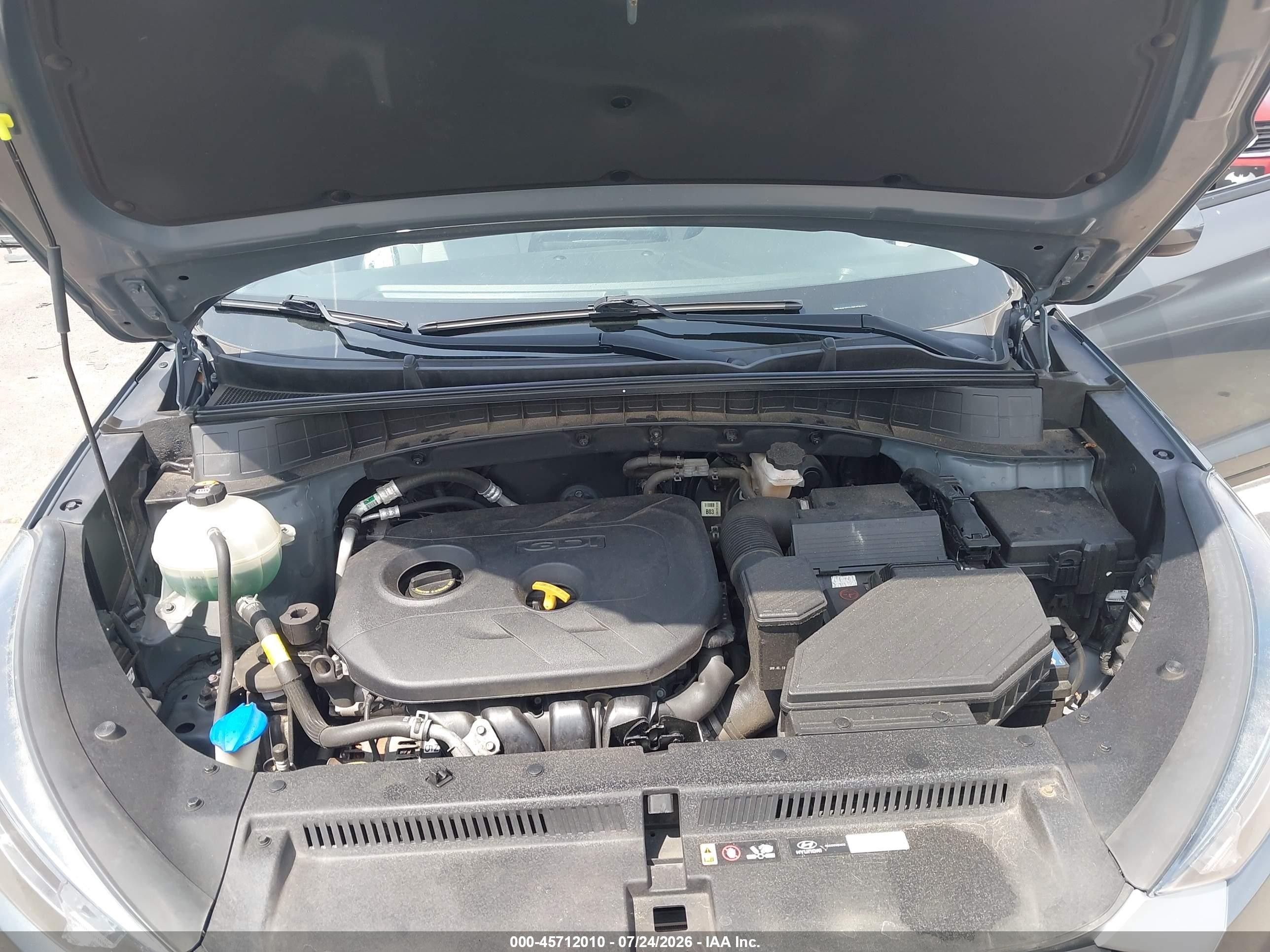 2019 Hyundai Tucson Value Gray vin: KM8J33A43KU973458