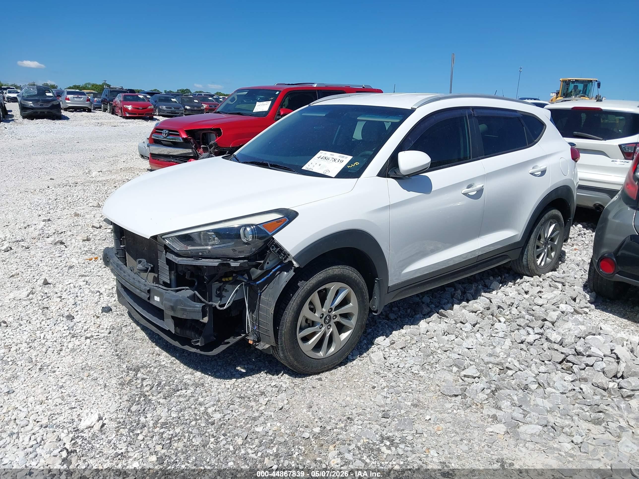2016 Hyundai Tucson Se Белый vin: KM8J33A46GU196054