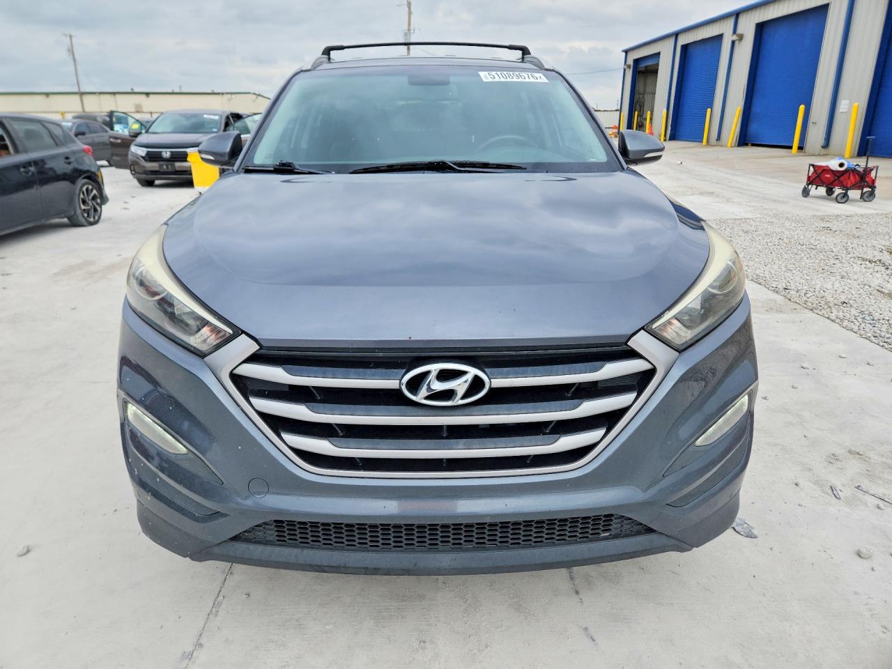 2017 Hyundai Tucson Se Plus Gray vin: KM8J33A46HU530746