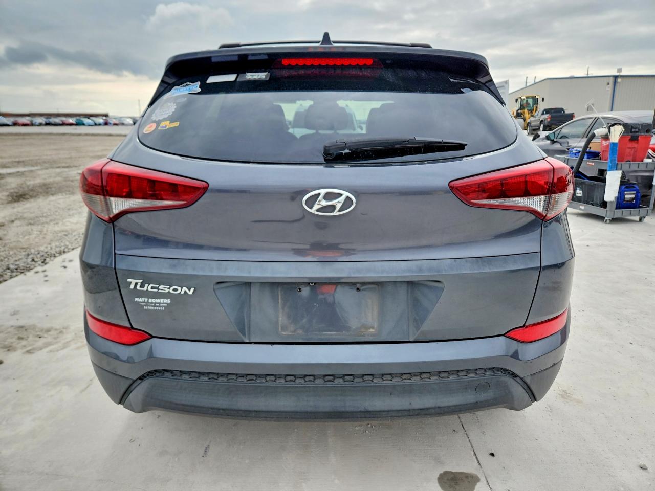 2017 Hyundai Tucson Se Plus Gray vin: KM8J33A46HU530746