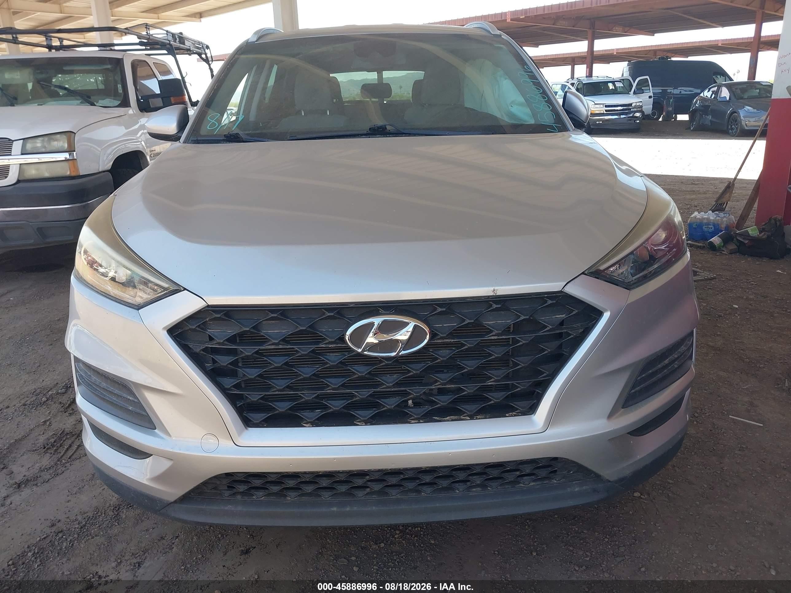 2020 Hyundai Tucson Value Gray vin: KM8J33A46LU176445