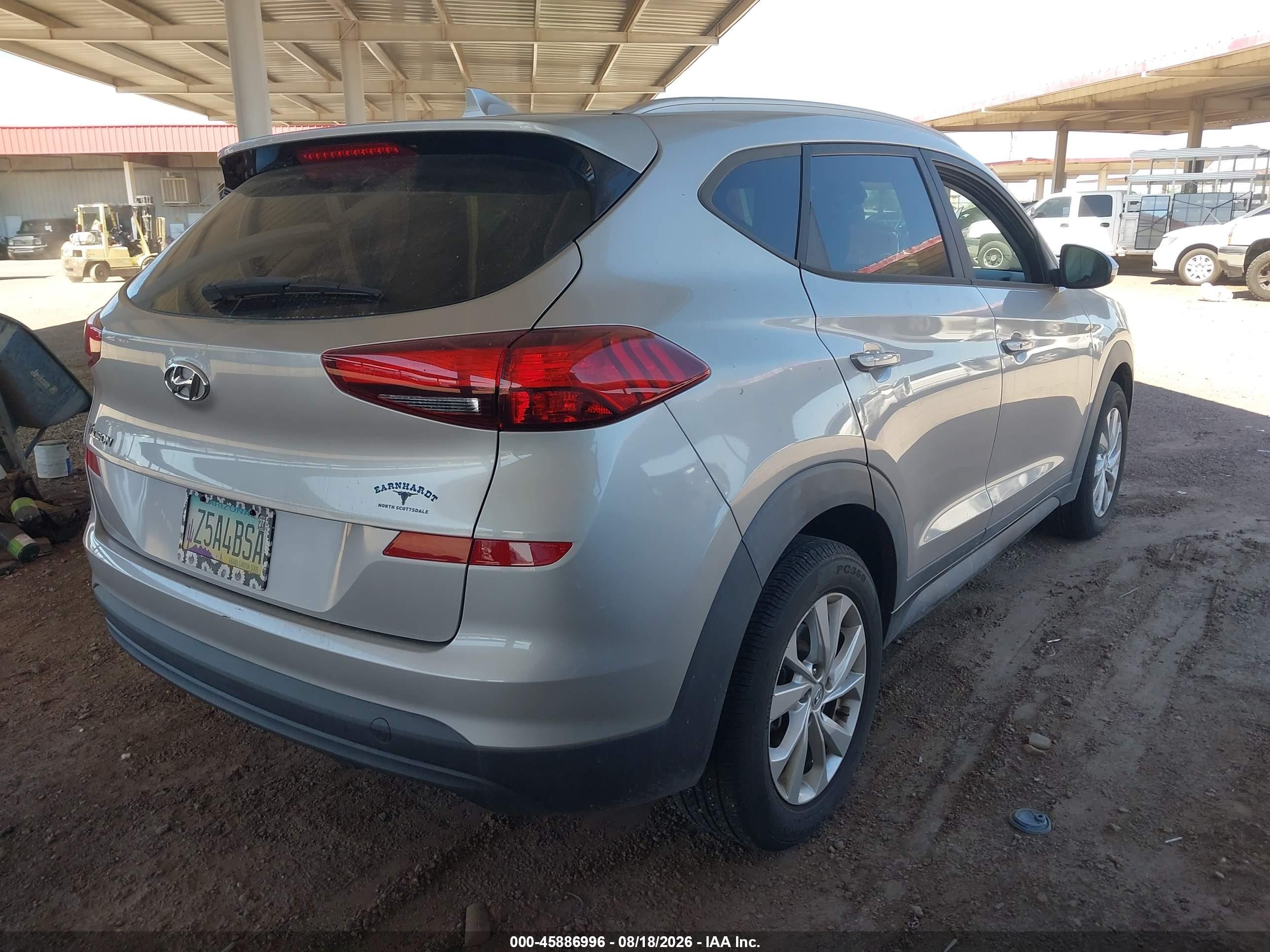 2020 Hyundai Tucson Value Gray vin: KM8J33A46LU176445