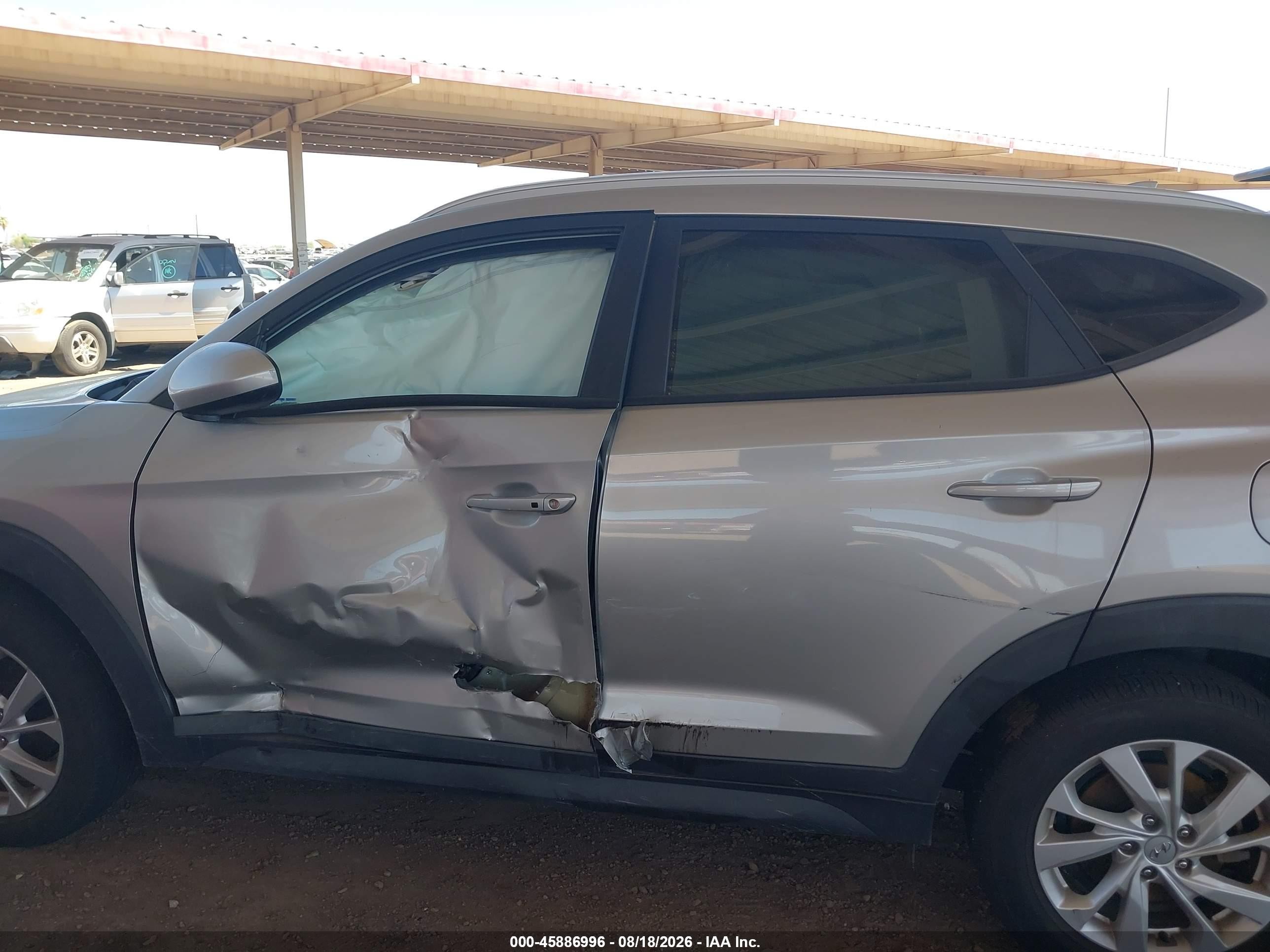 2020 Hyundai Tucson Value Gray vin: KM8J33A46LU176445