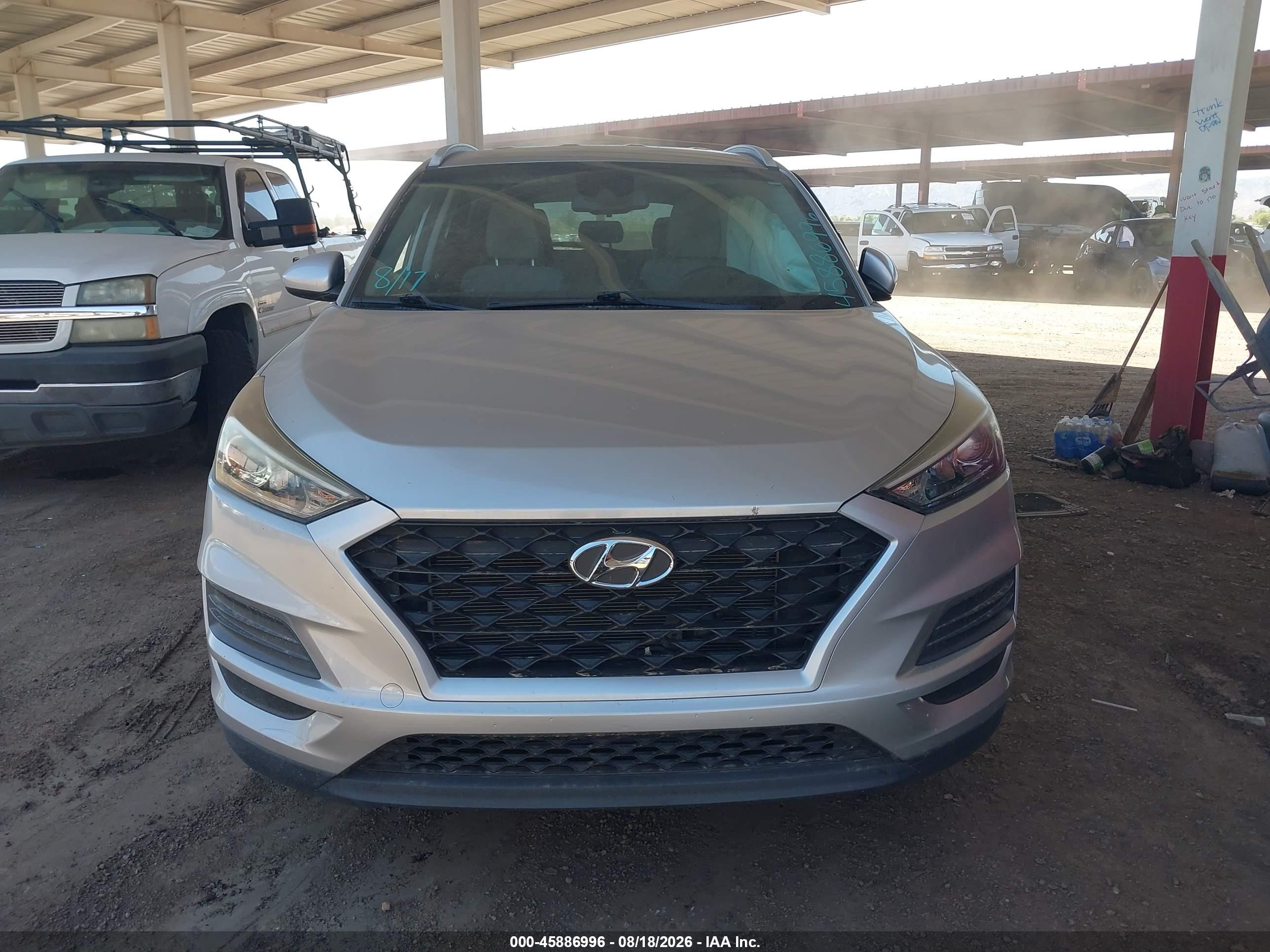 2020 Hyundai Tucson Value Gray vin: KM8J33A46LU176445