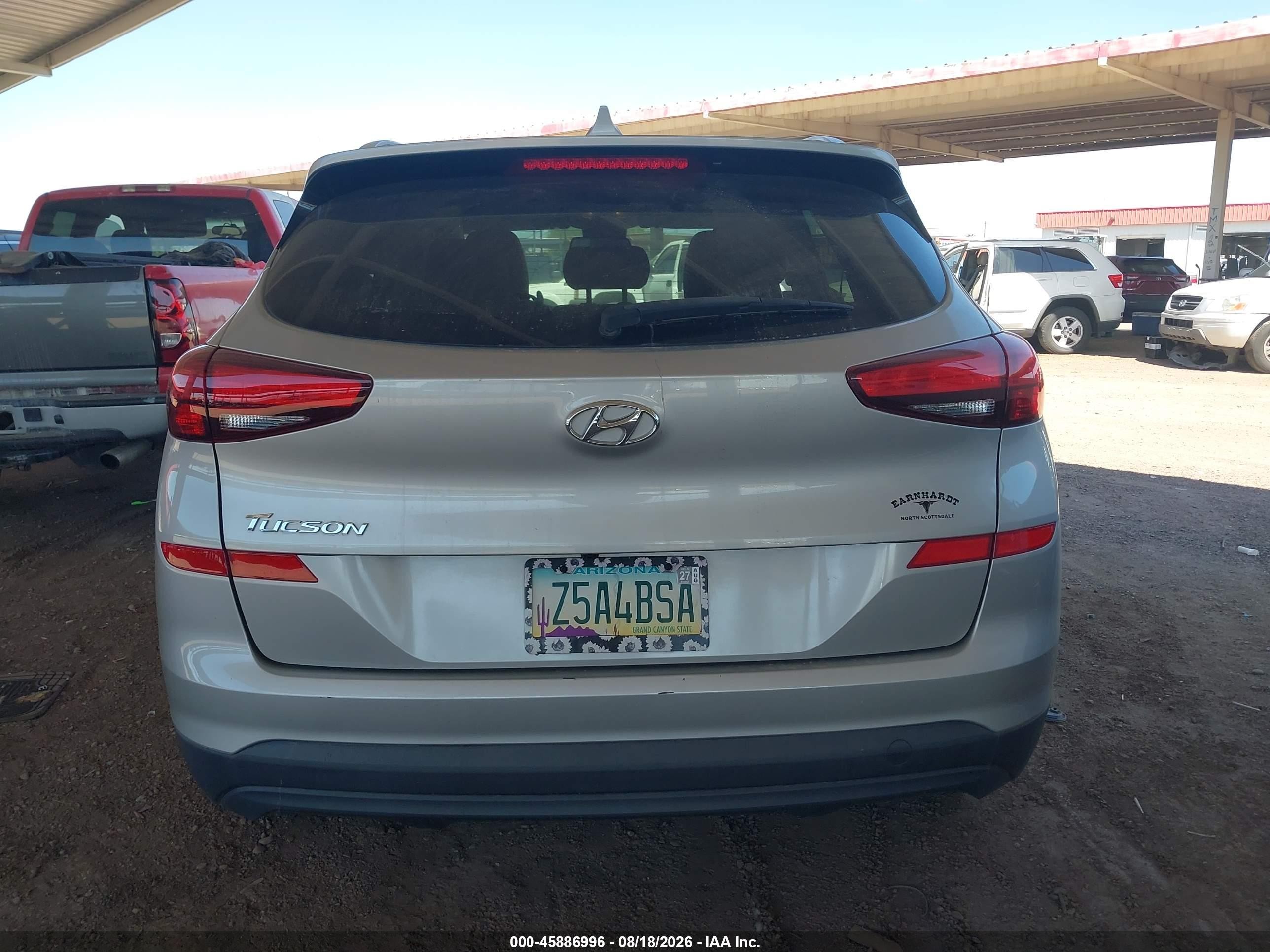 2020 Hyundai Tucson Value Gray vin: KM8J33A46LU176445