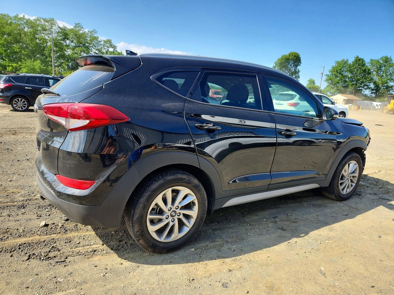 2017 Hyundai Tucson Se Plus Black vin: KM8J33A47HU508173