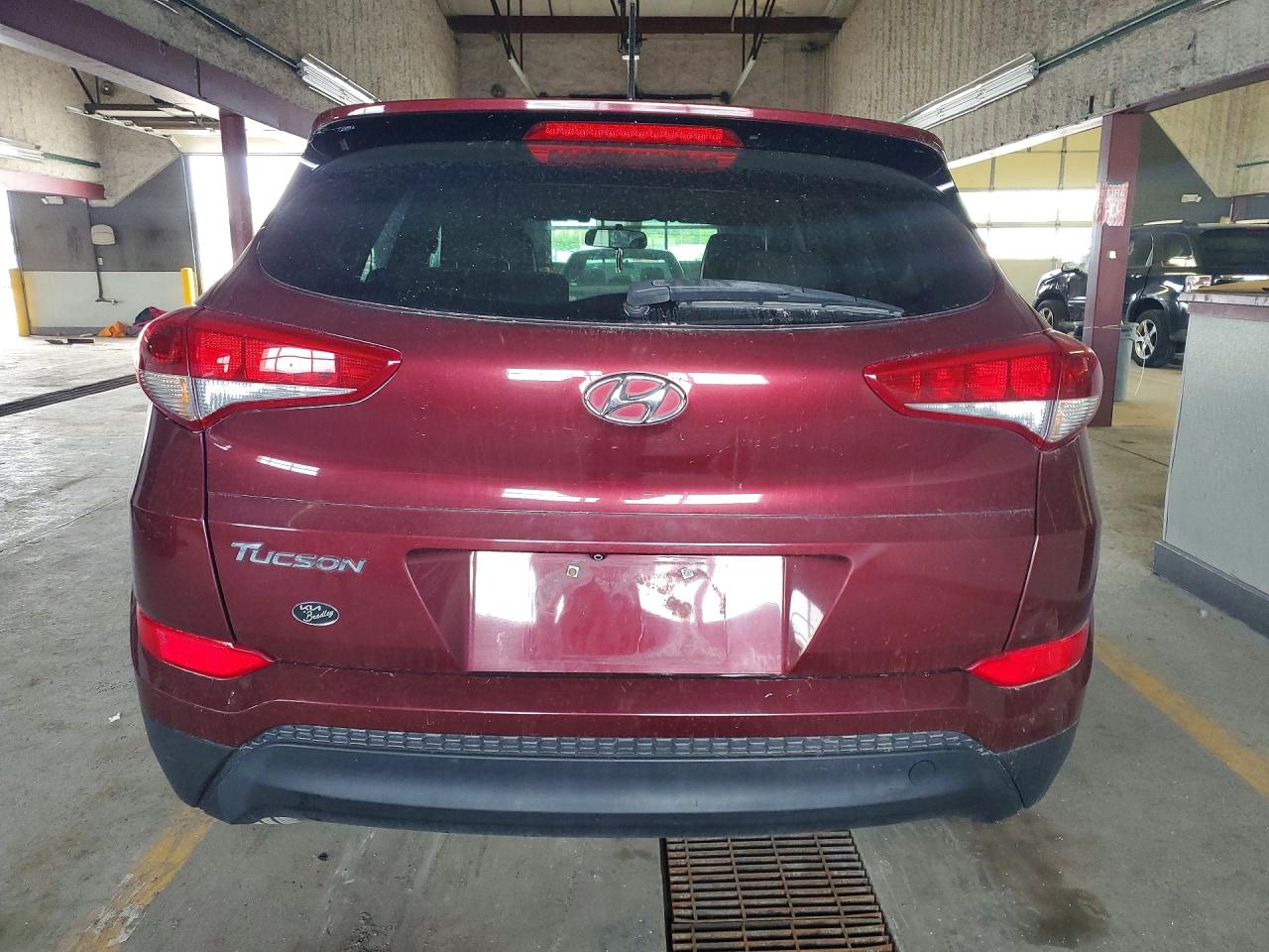 2017 Hyundai Tucson Se Burgundy vin: KM8J33A48HU259799