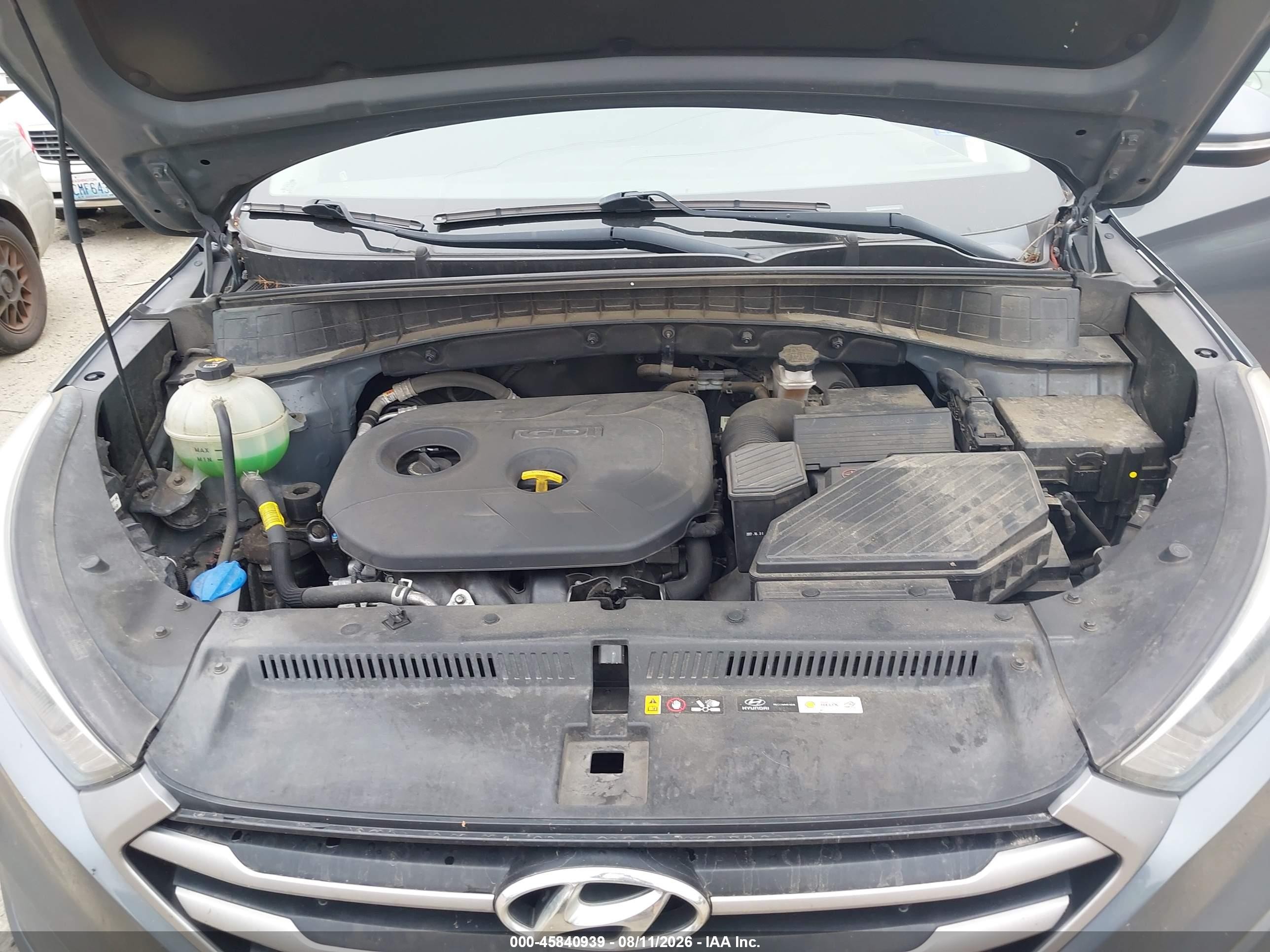 2018 Hyundai Tucson Sel Plus Gray vin: KM8J33A48JU629204