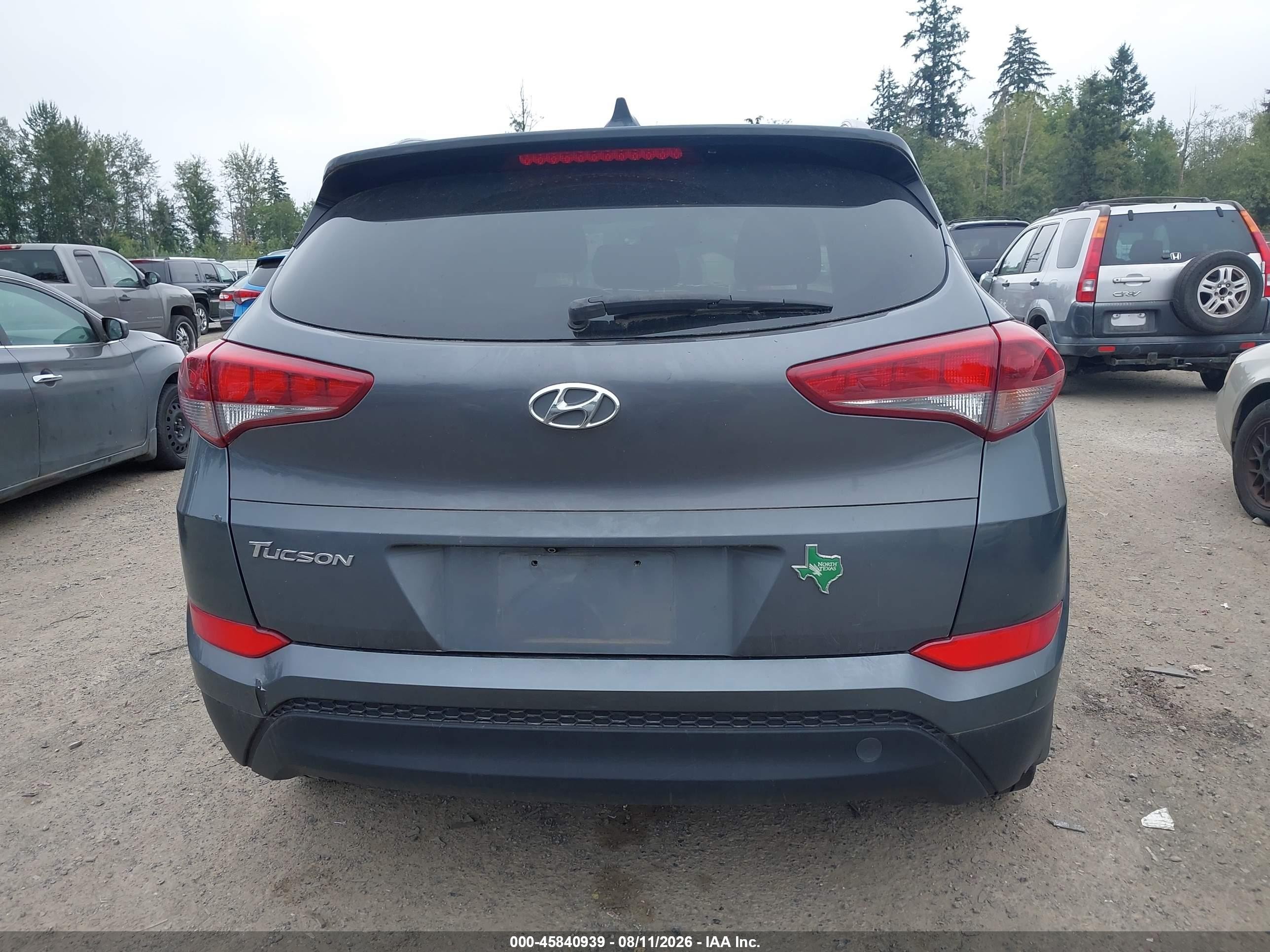 2018 Hyundai Tucson Sel Plus Gray vin: KM8J33A48JU629204